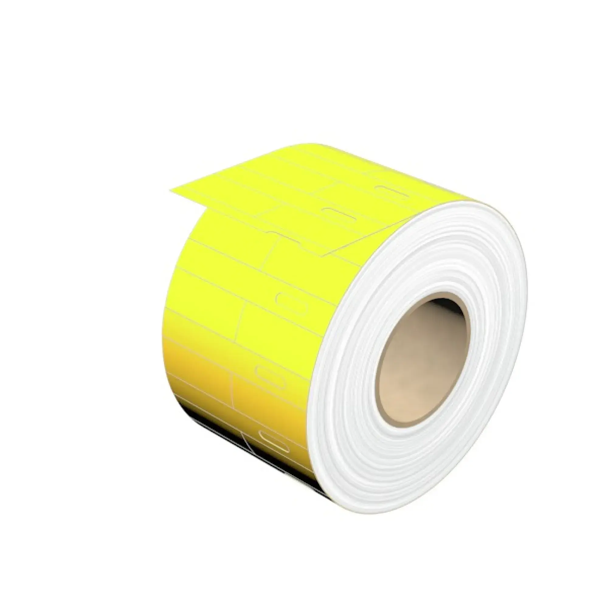 Weidmüller 1487690000 Device marking, Width: 12.8 mm, Polypropylene, yellow, Operating temperature range: -50...100 °C (img_001)