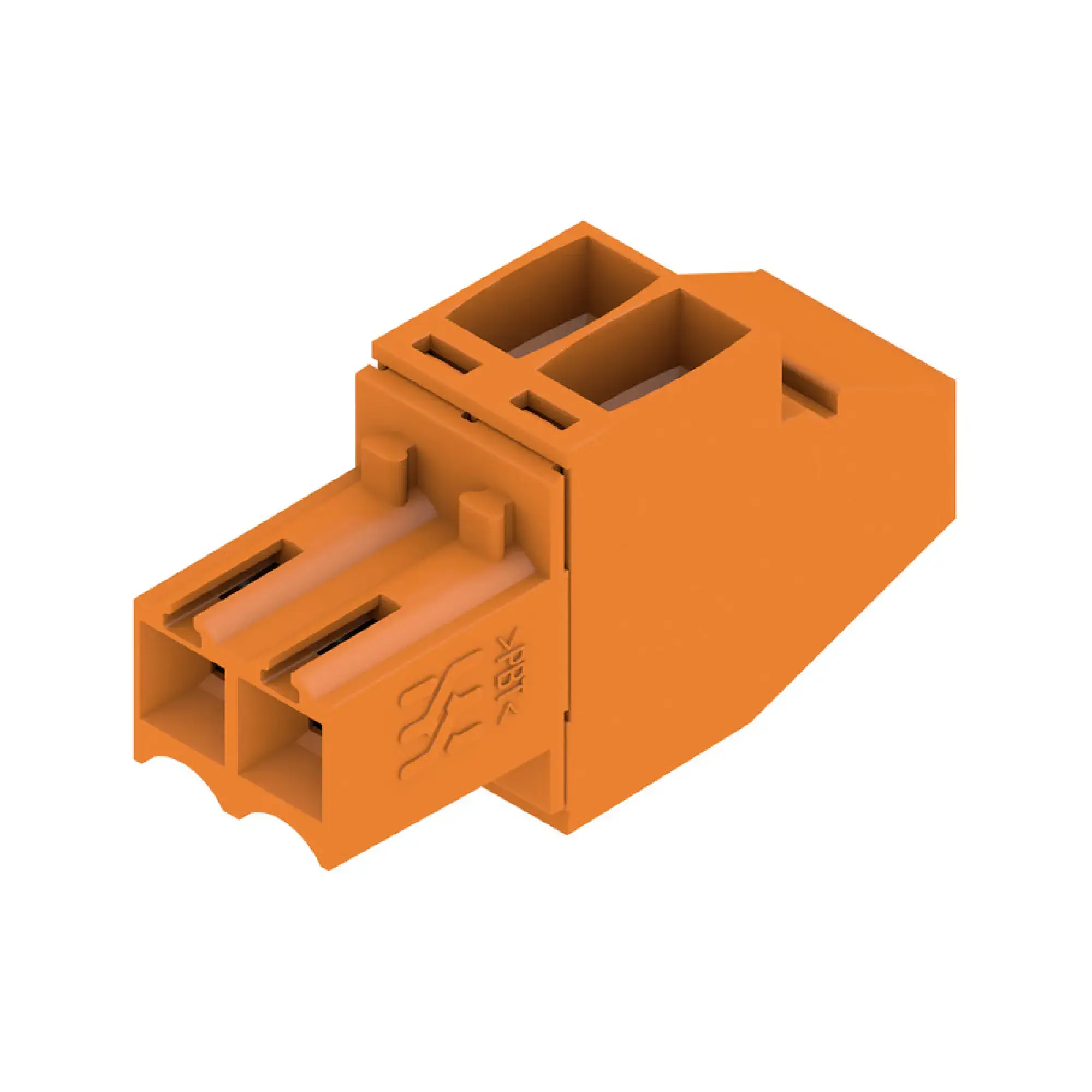 Weidmüller 1638550000 PCB connector (wire connection), 160 V, 12 A, Pitch in mm: 3.50, 1.5 mm², Number of poles: 2, Clamping yoke connection, Box (img_001)