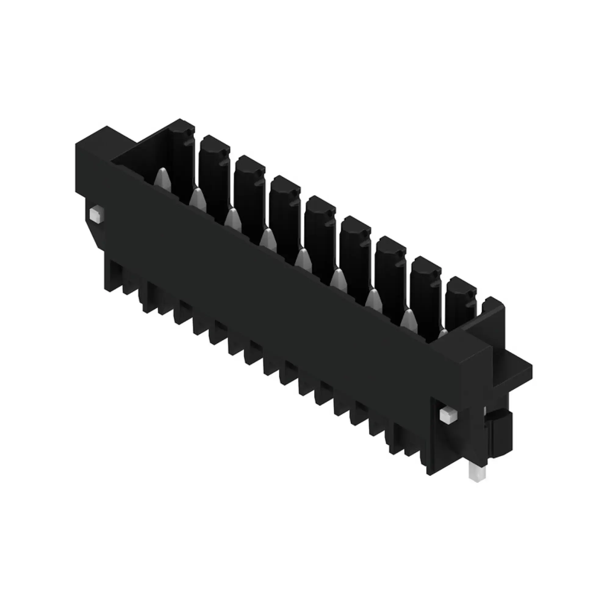 Weidmüller 1291380000 PCB connector (board connection), 160 V, 15 A, Pitch in mm: 3.50, Number of poles: 9, THT/THR solder connection, Box (img_001)