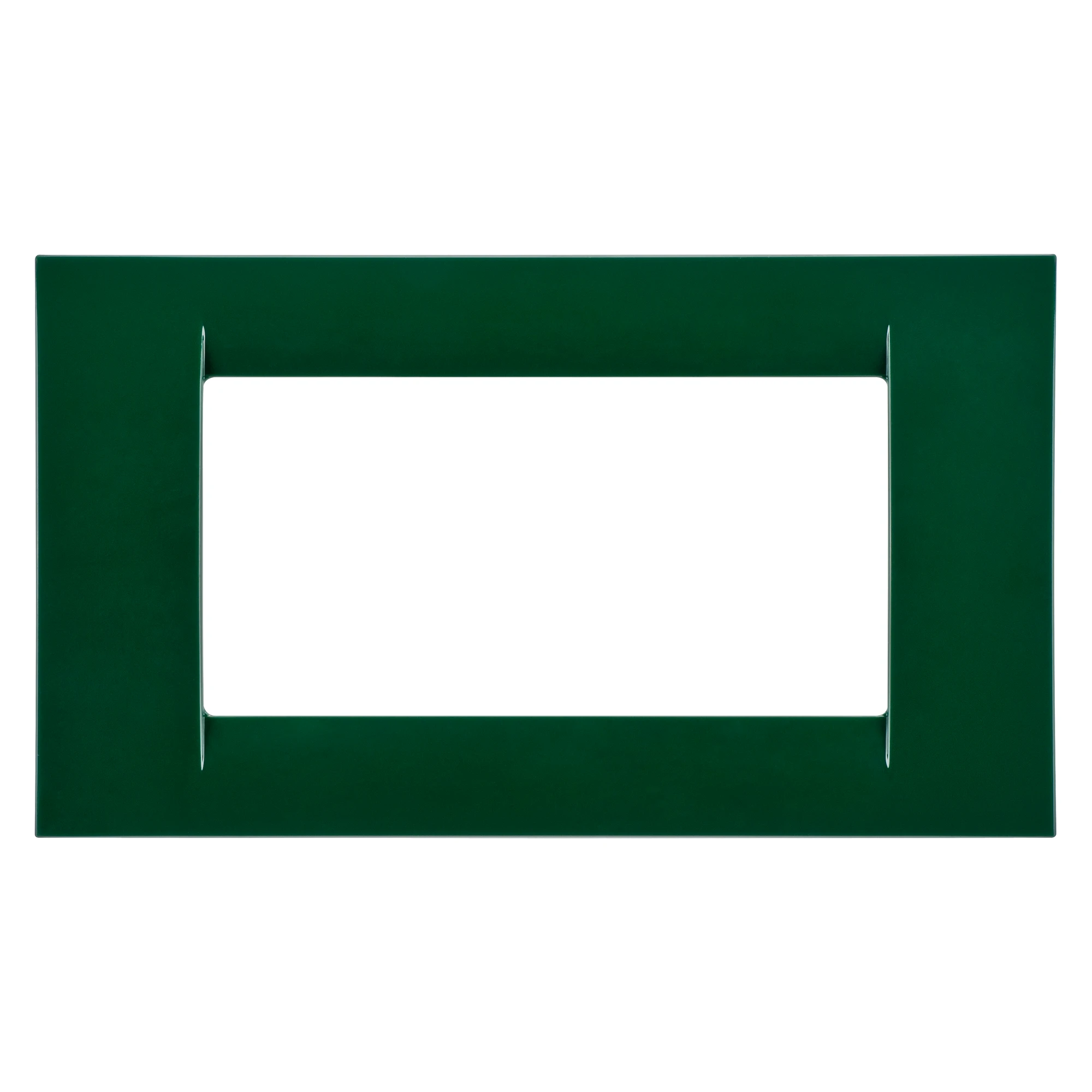 GEWISS GW22154 VIRNA PLATE - IN TECHNOPOLYMER GLOSS FINISHING - 4 GANG - RACING GREEN - SYSTEM (img_001)