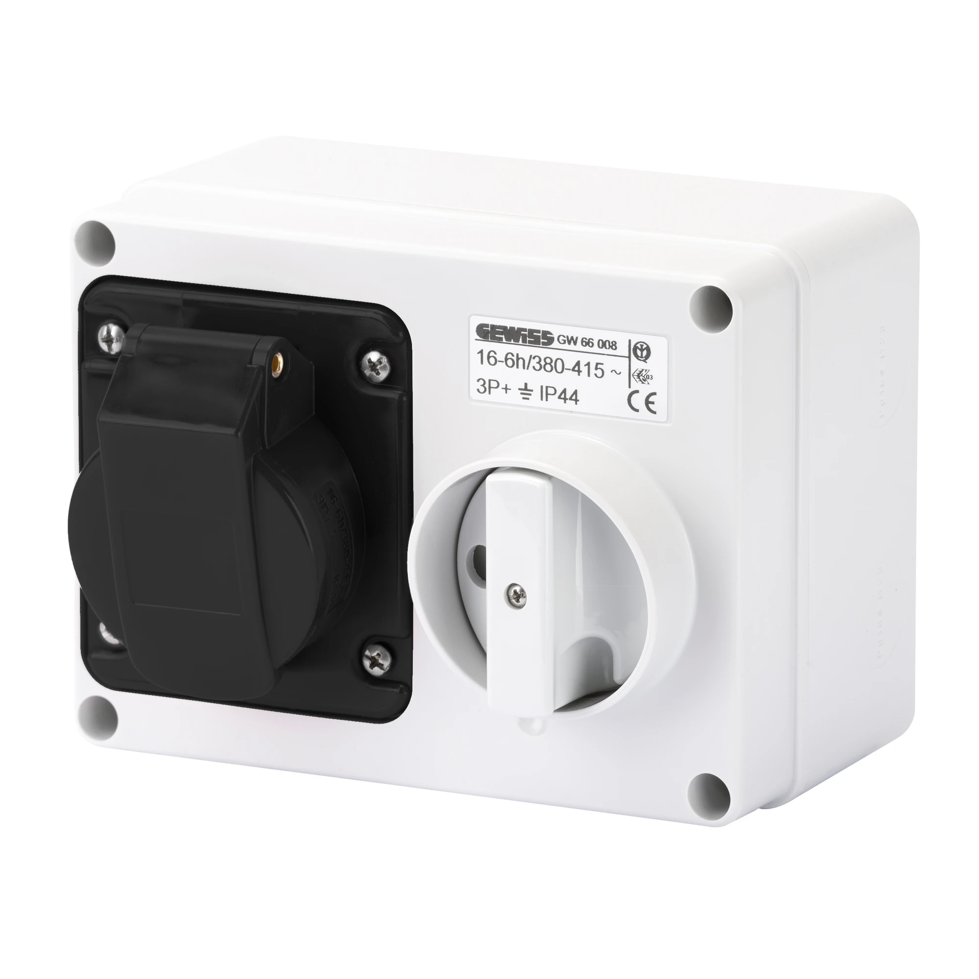 GEWISS GW66022 IEC Steckdose schaltbar waagerecht mit Gehaeuse 32A/5 pol. 500V IP44 (img_001) GEWISS GW66022 IEC Steckdose schaltbar waagerecht mit Gehaeuse 32A/5 pol. 500V IP44 (img_001)