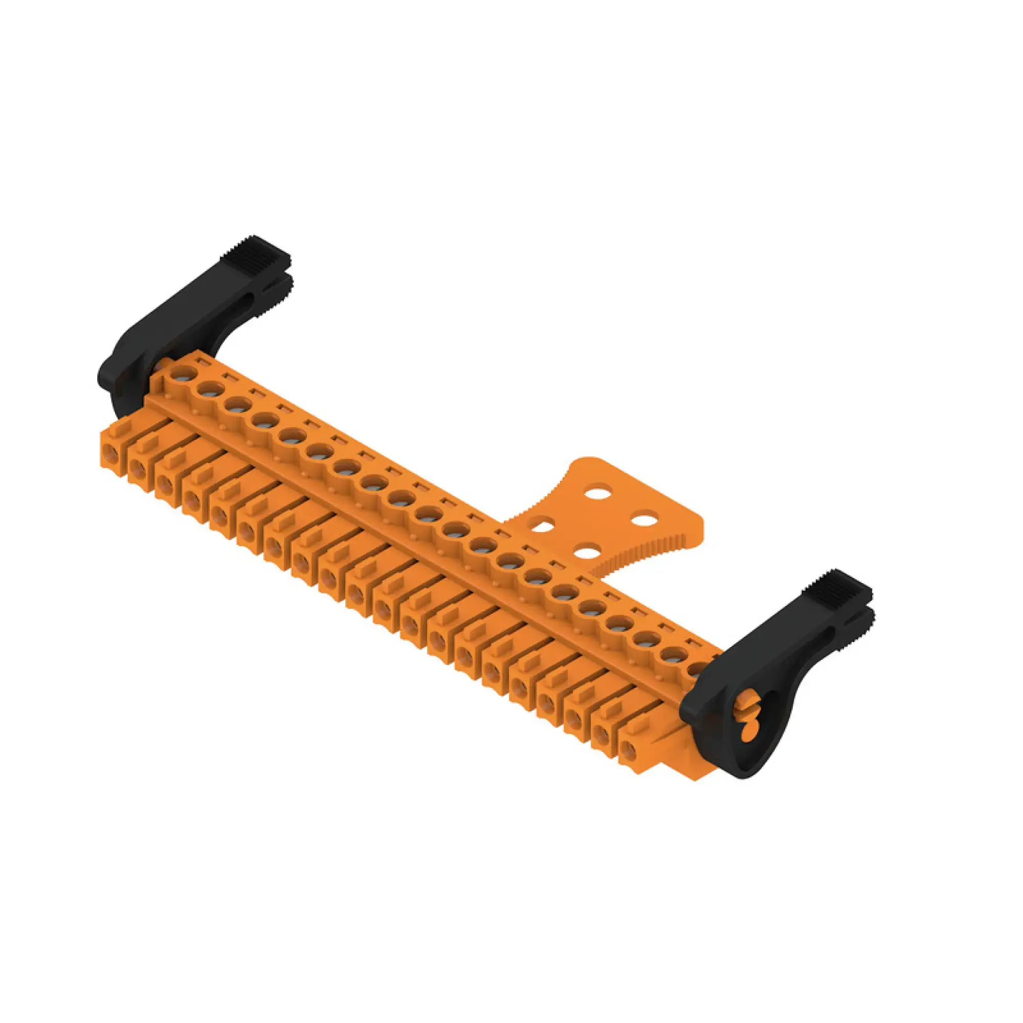 Weidmüller 1236970000 PCB connector (wire connection), 160 V, 17.5 A, Pitch in mm: 3.81, 1.5 mm², Number of poles: 20, Clamping yoke connection, Box (img_001)