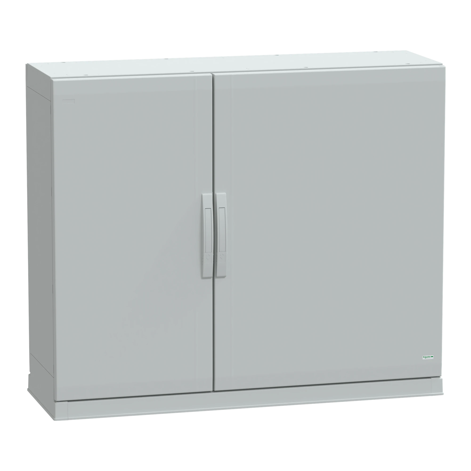 Schneider Electric NSYPLAZ10124G Polyester Enclosure, PLAZ with Base Frame, Open Bottom, 1000x1250x420 IP54 (img_001)