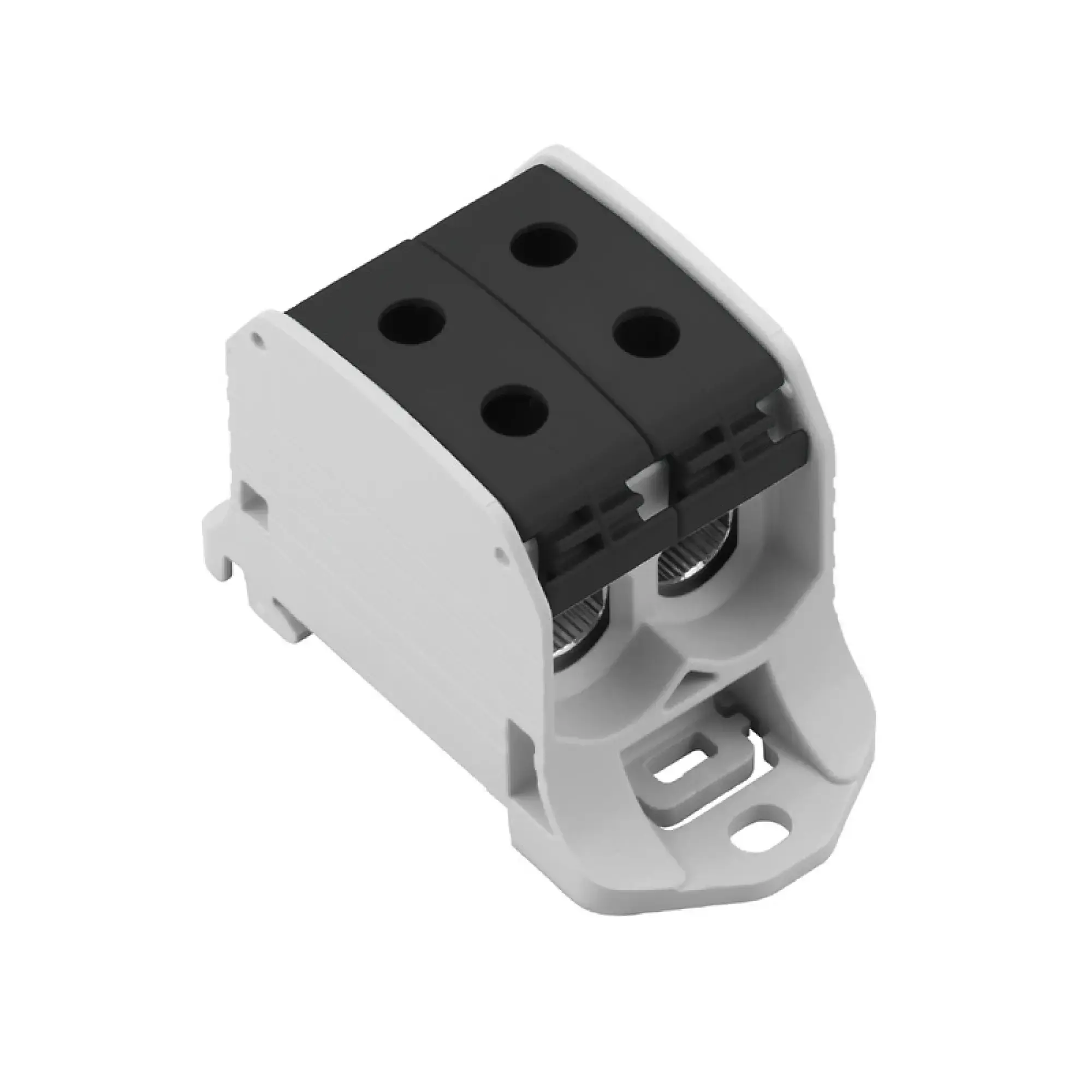 Weidmüller 2502950000 Potential distributor terminal, Screw connection, black, 50 mm², 150 A, 1000 V, Number of connections: 4, Number of levels: 1, TS 35, V-0, Wemid (img_001) Weidmüller 2502950000 Potential distributor terminal, Screw connection, black, 50 mm², 150 A, 1000 V, Number of connections: 4, Number of levels: 1, TS 35, V-0, Wemid (img_001)