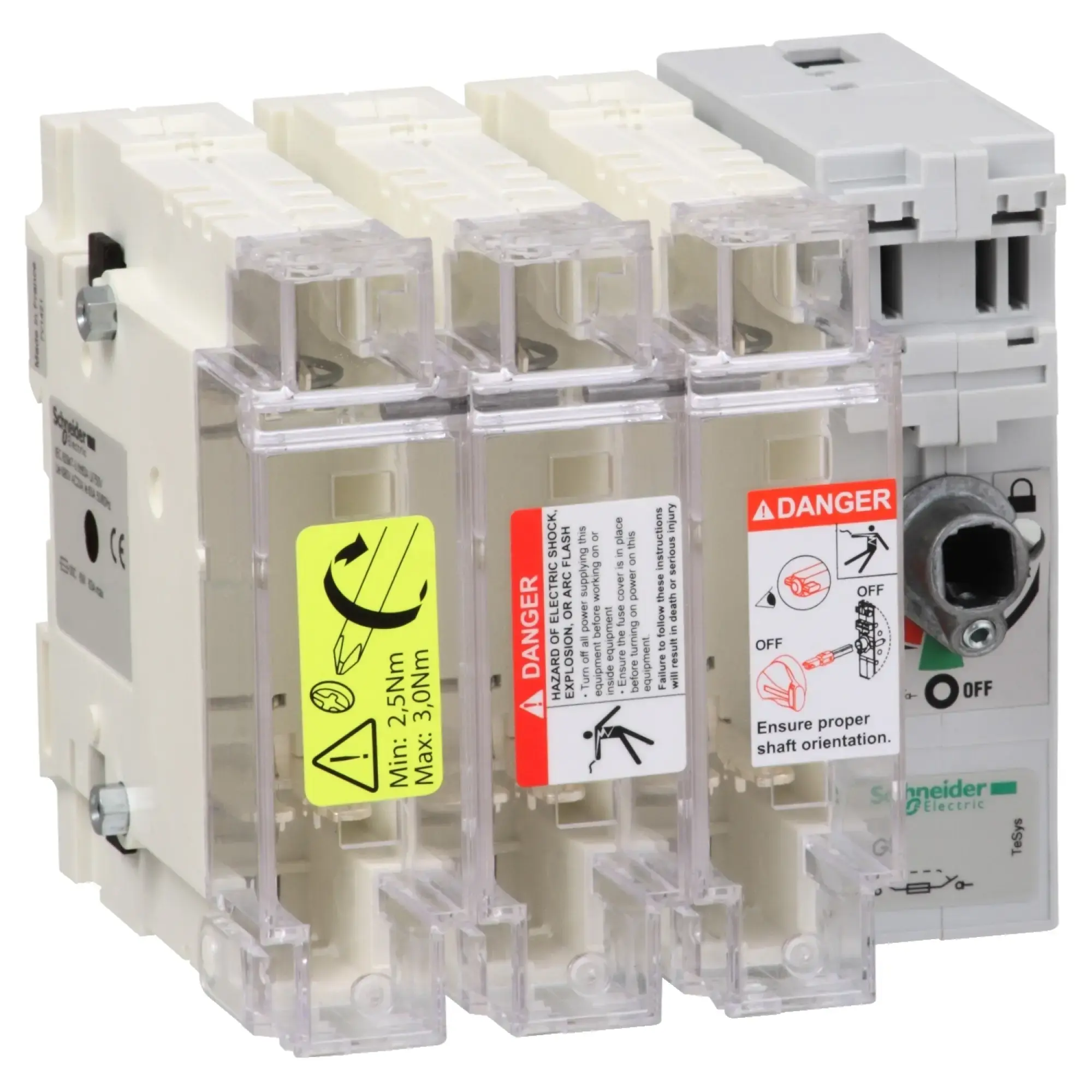 Schneider Electric GS2K3 Load Disconnect Switch with Fuses TeSys GS2K, 3p, 125A, DIN 22x58mm (img_002) Schneider Electric GS2K3 Load Disconnect Switch with Fuses TeSys GS2K, 3p, 125A, DIN 22x58mm (img_002)