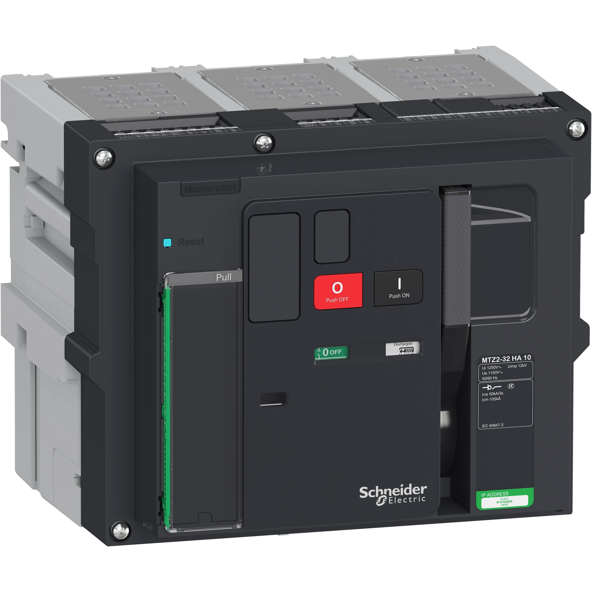 Schneider Electric LV848751 MasterPact MTZ2 3200A HA10 Icu=105kA/1150V 3P Basic Frame Plug-in (img_001) Schneider Electric LV848751 MasterPact MTZ2 3200A HA10 Icu=105kA/1150V 3P Basic Frame Plug-in (img_001)