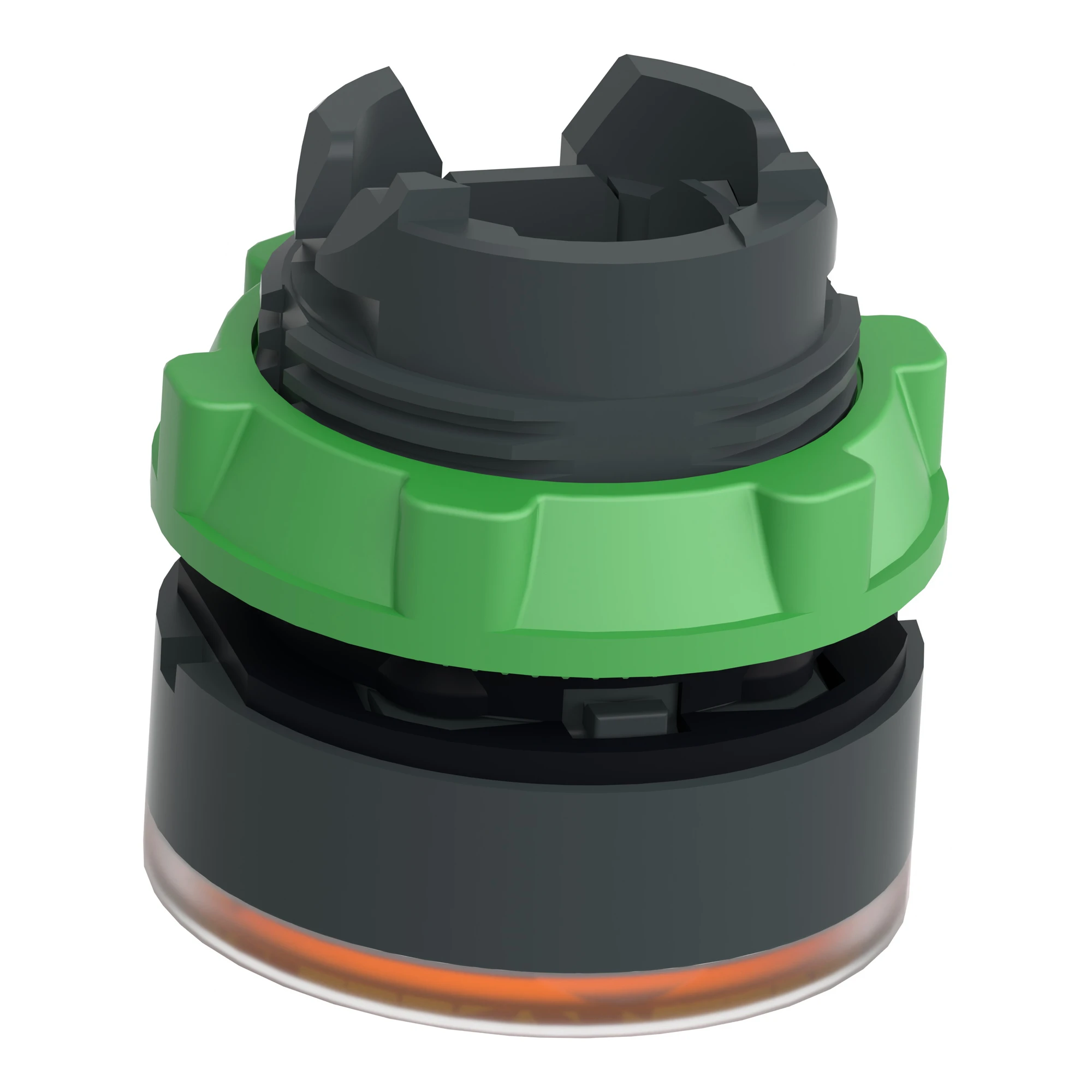 Schneider Electric ZB5AW353 Illuminated pushbutton, front element, Harmony XB5, plastic, 22mm, orange, for universal LED (img_007)