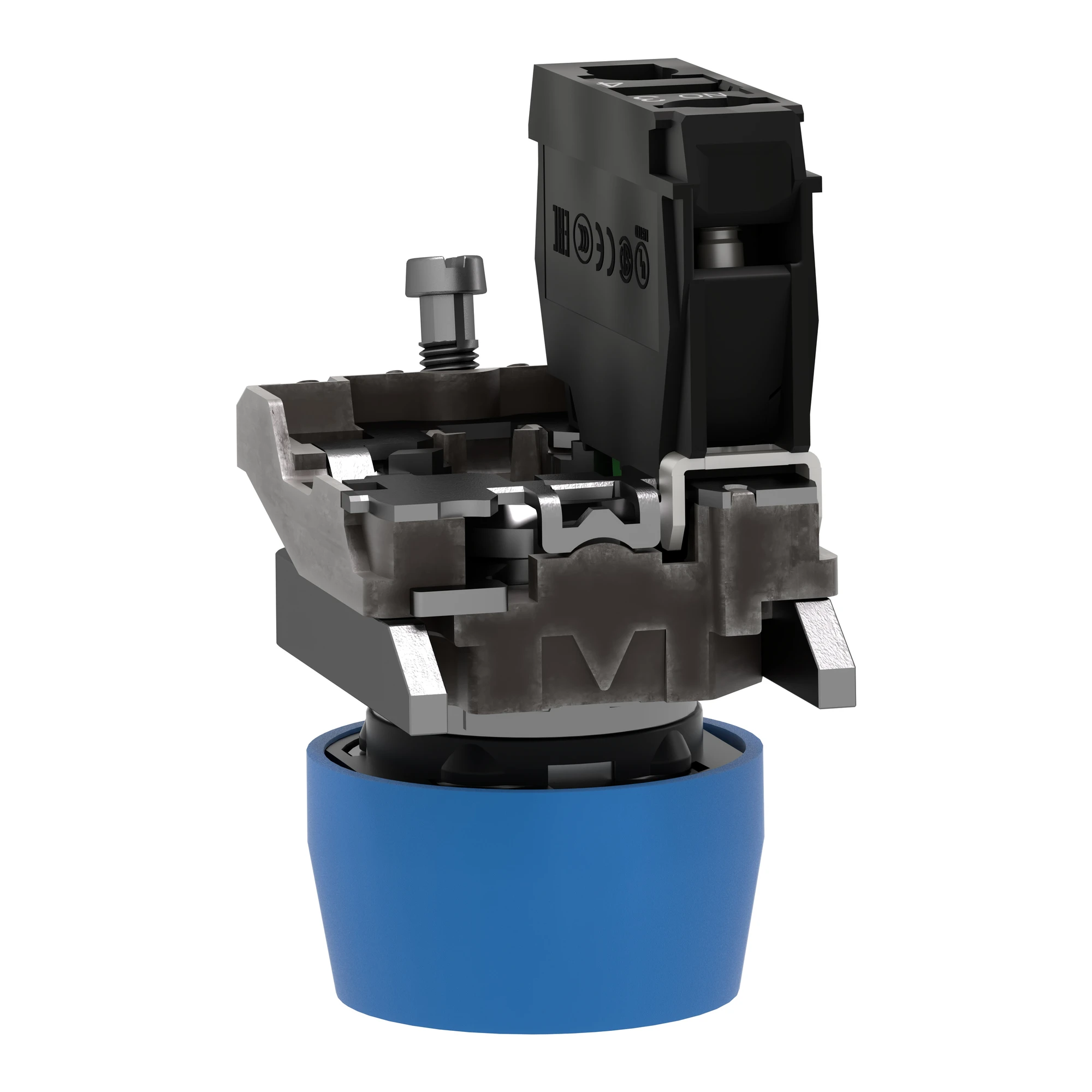 Schneider Electric XB4BPS61EX Push Button, Harmony XB4, Metal, 22mm, blue, momentary, with protective cover, 1NO, ATEX (img_007) Schneider Electric XB4BPS61EX Push Button, Harmony XB4, Metal, 22mm, blue, momentary, with protective cover, 1NO, ATEX (img_007)