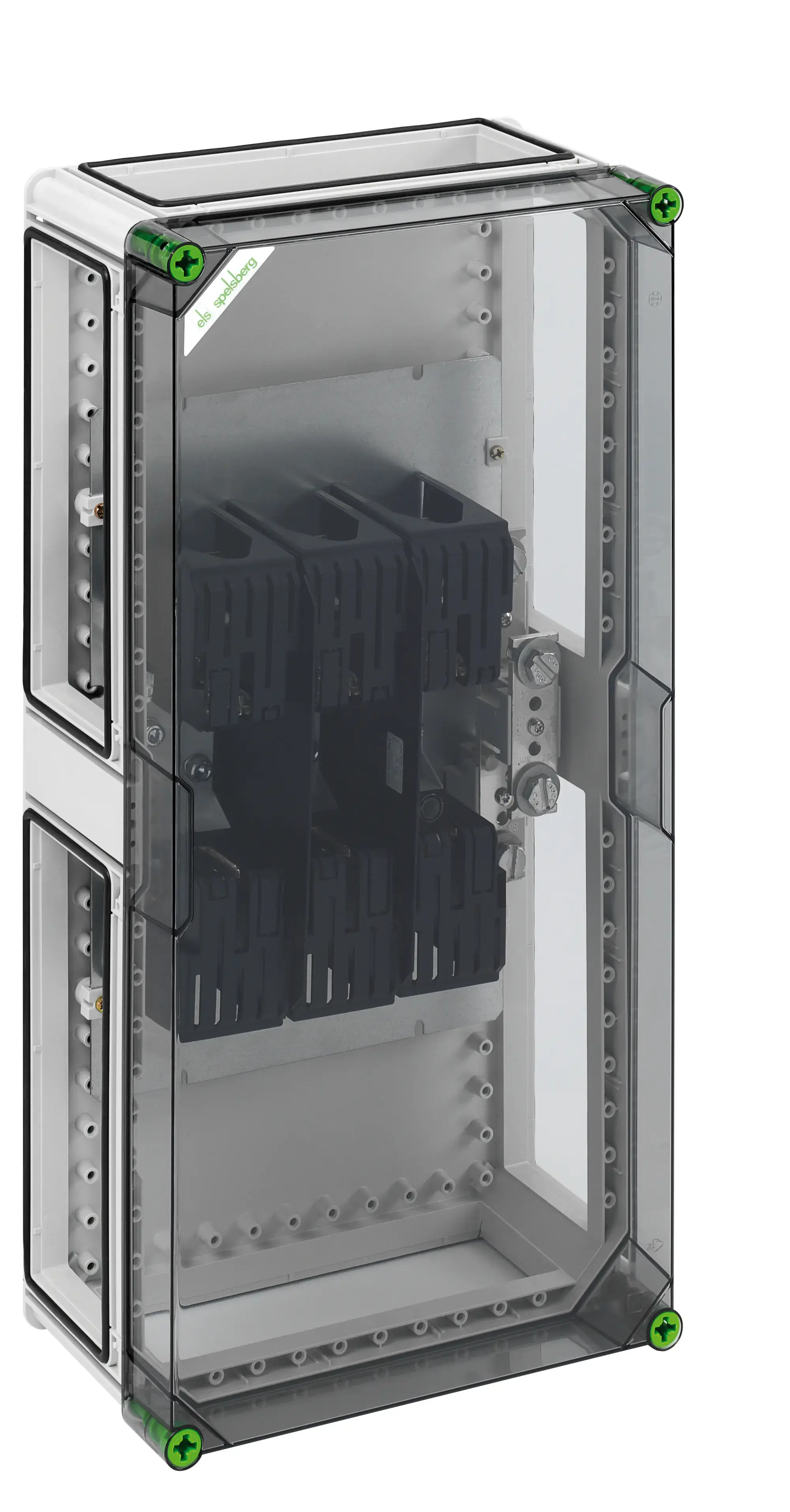 Spelsberg 02242101 NH fuse enclosure, Type of protection IP65, Impact strength IK08, Protection class II, Rated voltage 690V AC, Halogen free (img_001)