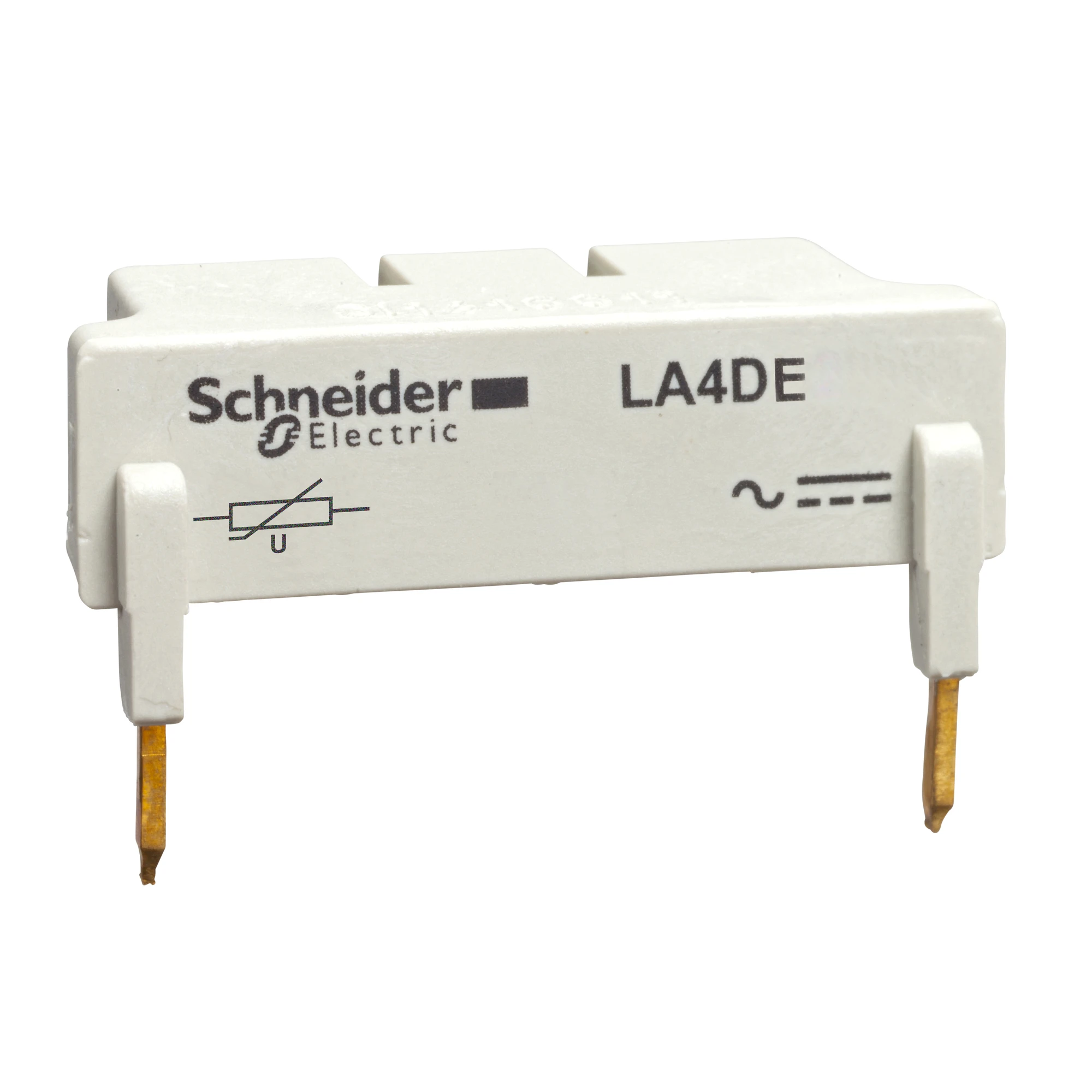 Schneider Electric LA4DE2E Wiring module, varistor, 24-48V AC, for LC1D40-95 (img_001) Schneider Electric LA4DE2E Wiring module, varistor, 24-48V AC, for LC1D40-95 (img_001)