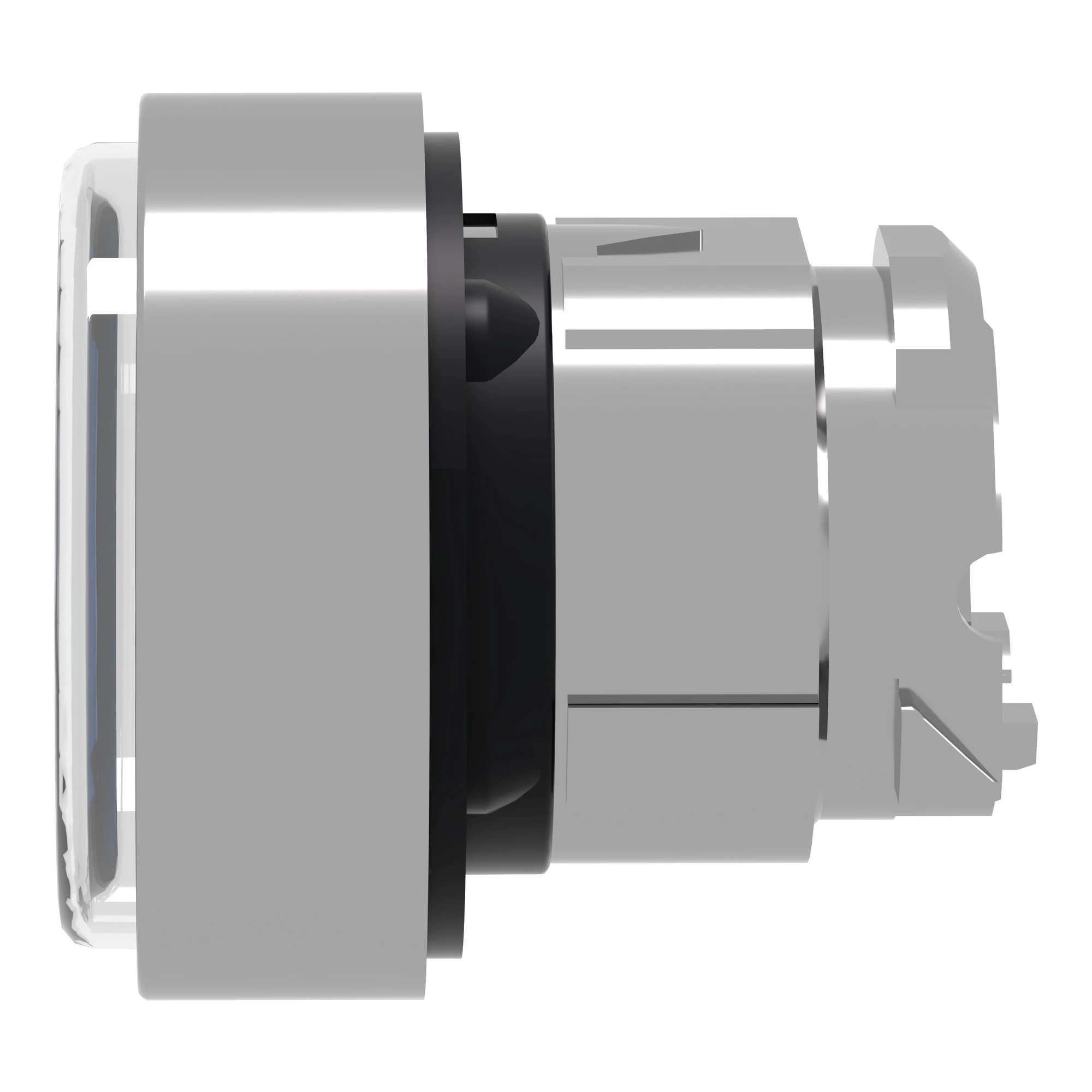 Schneider Electric ZB4BP683 Pushbutton, front element, Harmony XB4, metal, 22mm, blue, protruding, unmarked, momentary, with protective cap (img_006)