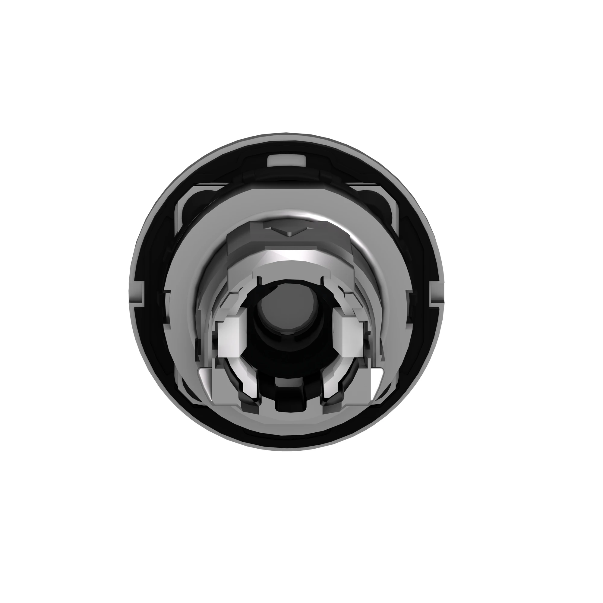 Schneider Electric ZB4FK1283 Illuminated selector switch, front element, Harmony XB4F, metal, 30mm, yellow, for universal LED, 2 positions, latching (img_002)