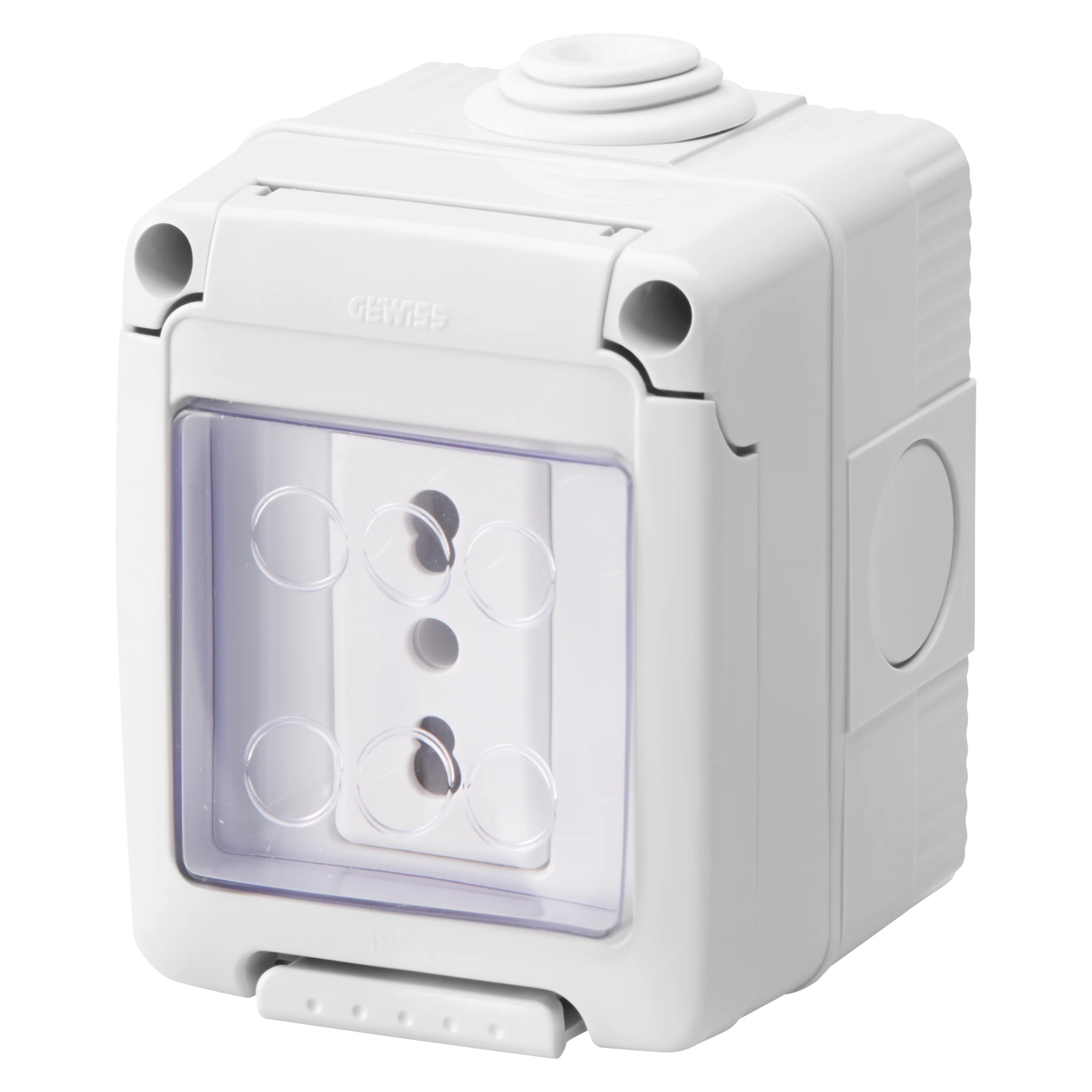 GEWISS GW27841 WATERTIGHT ENCLOSURE COMPLETE WITH SYSTEM DEVICES - WITH SOCKET-OUTLET 2P+E 16 A DUAL AMPERAGE - ITALIAN STANDARD - IP55 - GREY RAL 7035 (img_001) GEWISS GW27841 WATERTIGHT ENCLOSURE COMPLETE WITH SYSTEM DEVICES - WITH SOCKET-OUTLET 2P+E 16 A DUAL AMPERAGE - ITALIAN STANDARD - IP55 - GREY RAL 7035 (img_001)