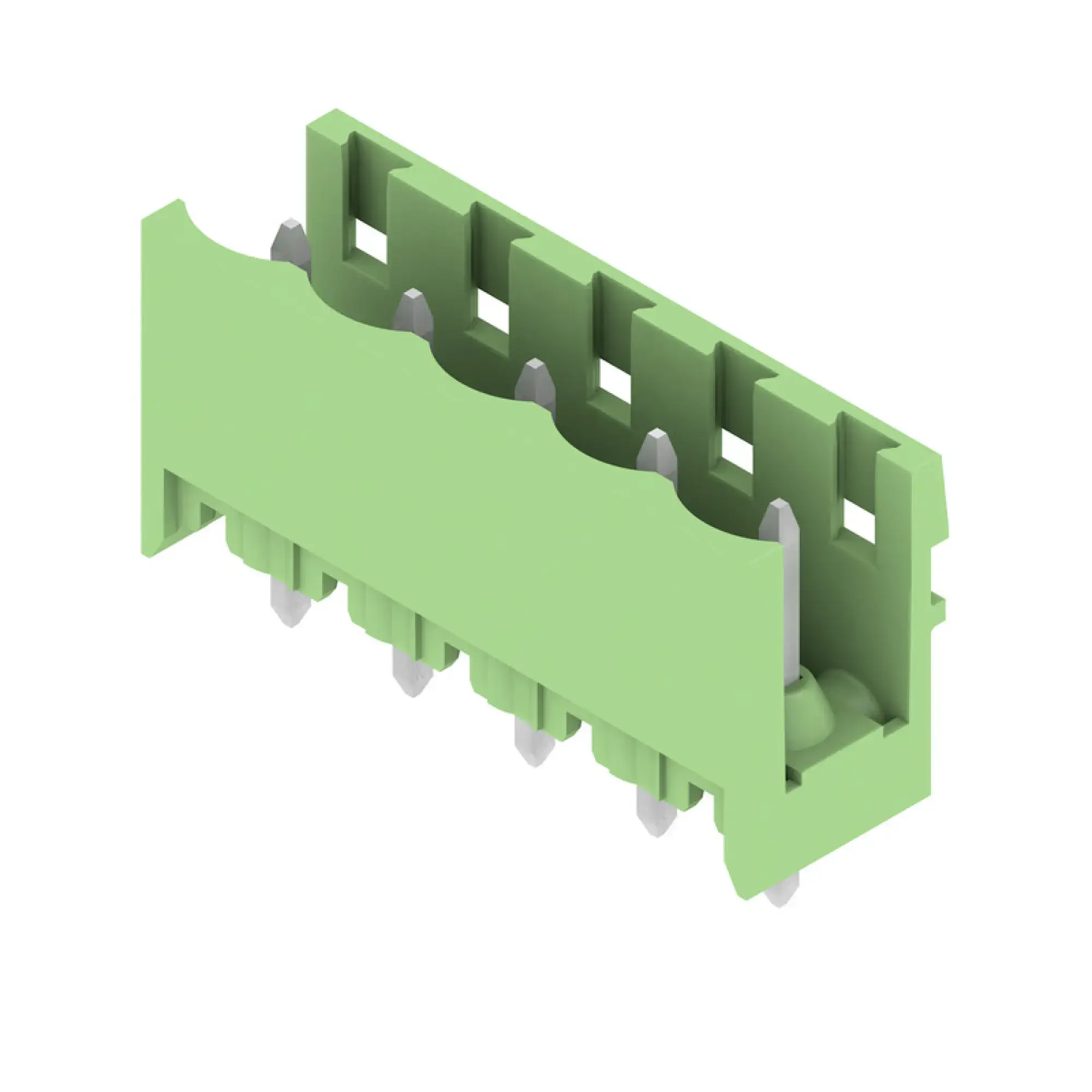 Weidmüller 1401820000 PCB connector (board connection), 320 V, 24 A, Pitch in mm: 5.08, Number of poles: 5, THT solder connection, Box (img_001)