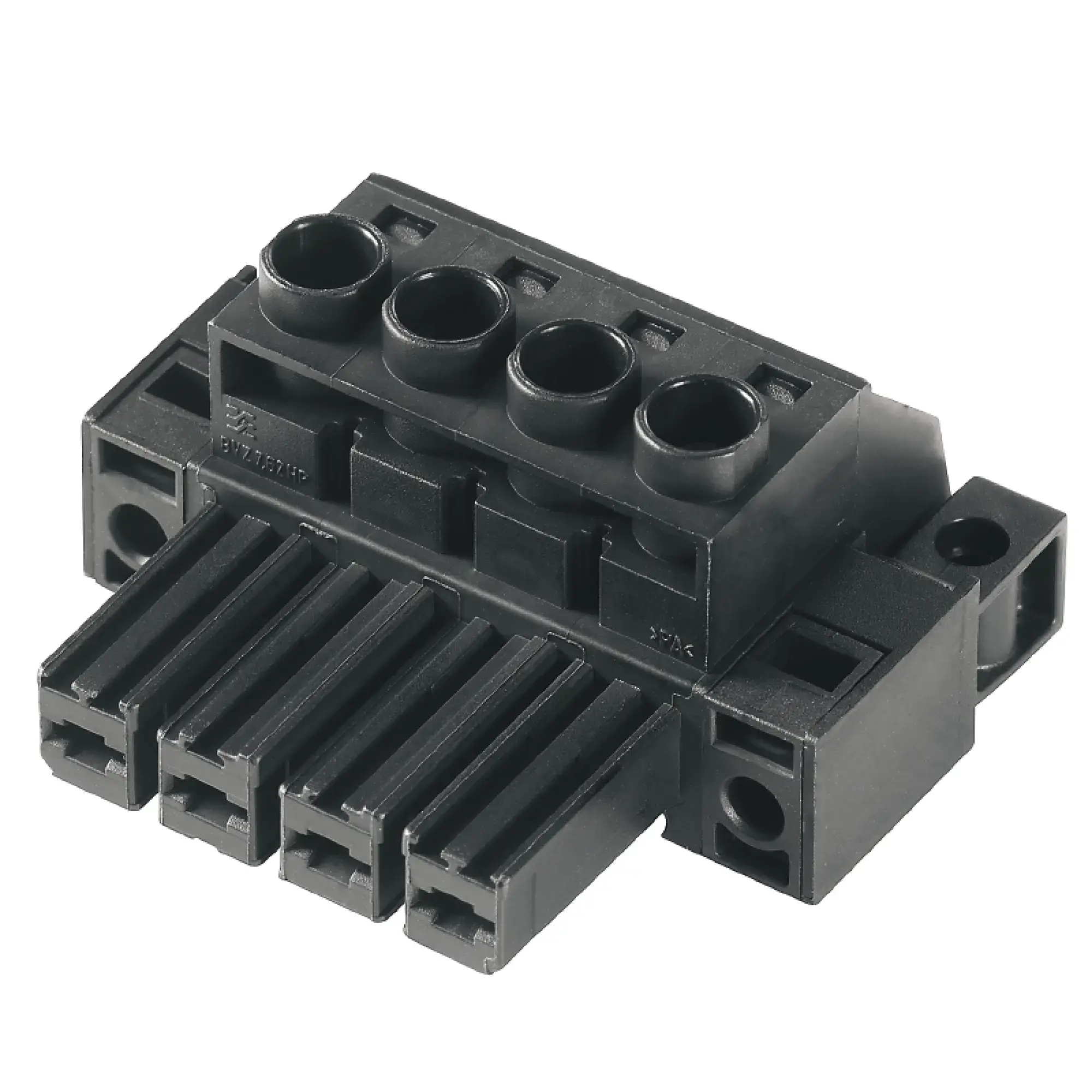 Weidmüller 1929760000 PCB connector (wire connection), 1000 V, 57 A, Pitch in mm: 7.62, 10 mm², Number of poles: 4, Clamping yoke connection, Box (img_001) Weidmüller 1929760000 PCB connector (wire connection), 1000 V, 57 A, Pitch in mm: 7.62, 10 mm², Number of poles: 4, Clamping yoke connection, Box (img_001)
