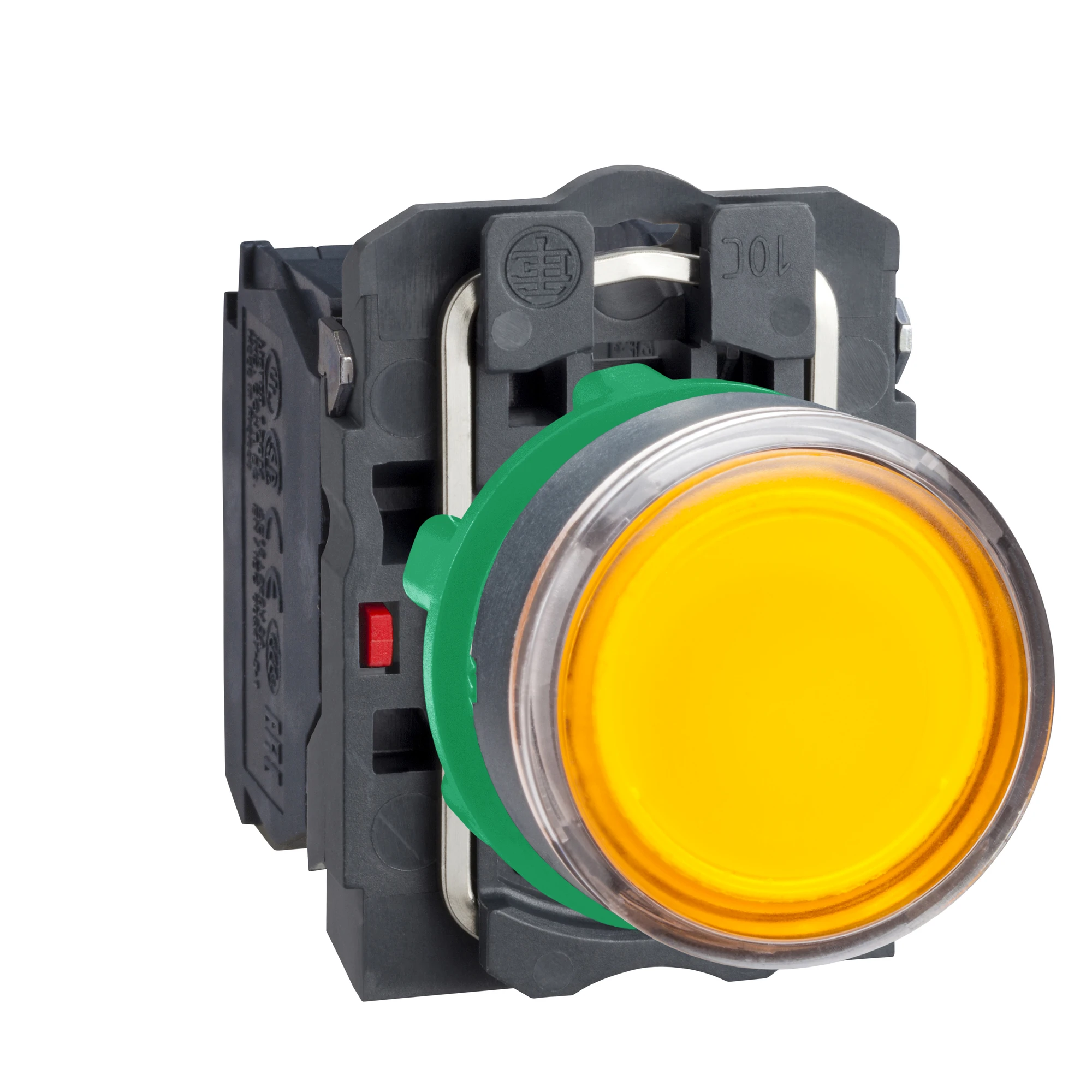 Schneider Electric XB5AW3565 Illuminated push-button, yellow, flat, 1NO+1NC, momentary, +BA 9s 250V 2.4W (img_001) Schneider Electric XB5AW3565 Illuminated push-button, yellow, flat, 1NO+1NC, momentary, +BA 9s 250V 2.4W (img_001)