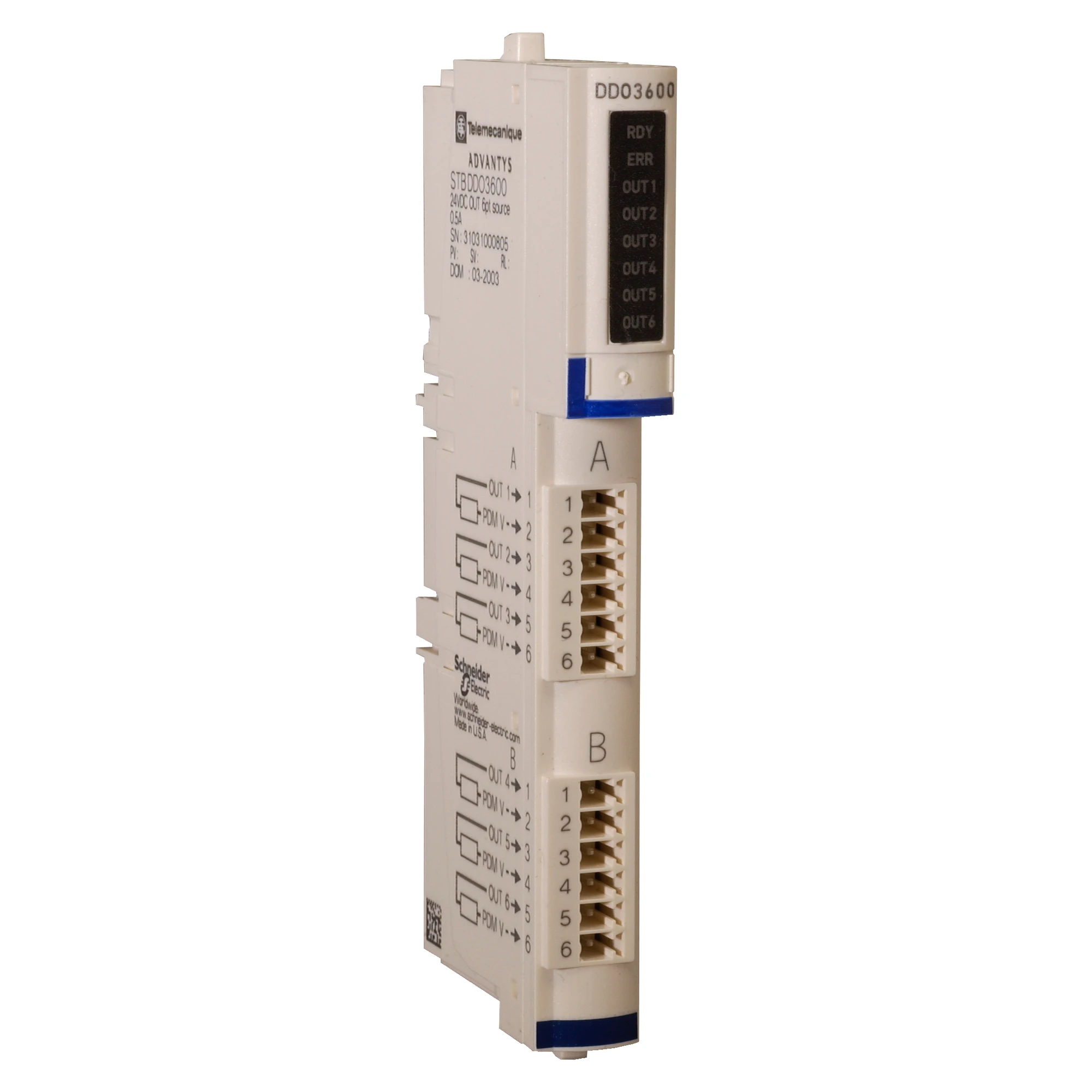 Schneider Electric STBDDO3600K Kit digital output module Standard STB, 24 V DC, 6A (img_001)