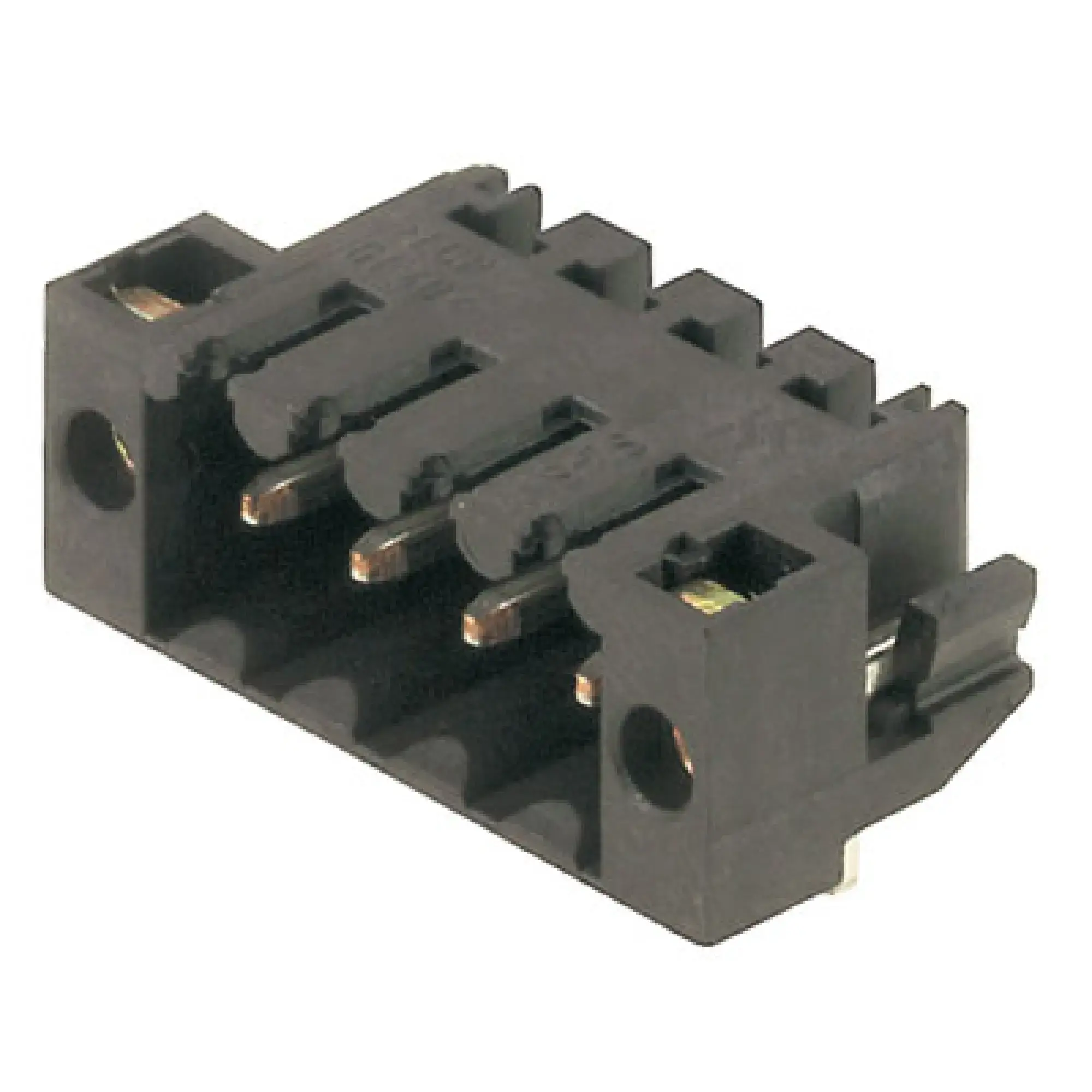 Weidmüller 1804960000 PCB connector (board connection), 160 V, 15 A, Pitch in mm: 3.50, Number of poles: 4, THT/THR solder connection, Box (img_001)