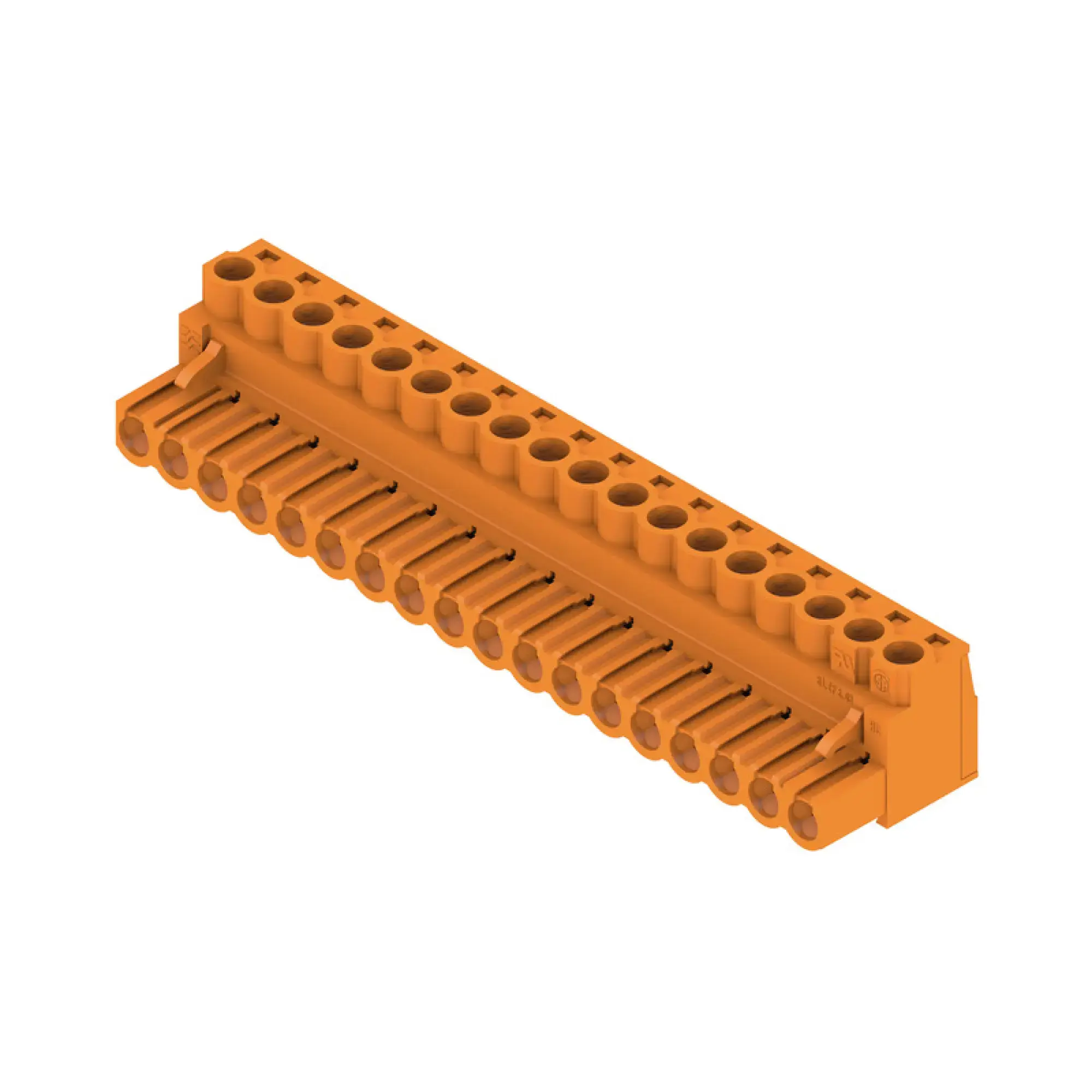 Weidmüller 1943740000 PCB connector (wire connection), 320 V, 23 A, Pitch in mm: 5.08, 4 mm², Number of poles: 18, Clamping yoke connection, Box (img_001) Weidmüller 1943740000 PCB connector (wire connection), 320 V, 23 A, Pitch in mm: 5.08, 4 mm², Number of poles: 18, Clamping yoke connection, Box (img_001)