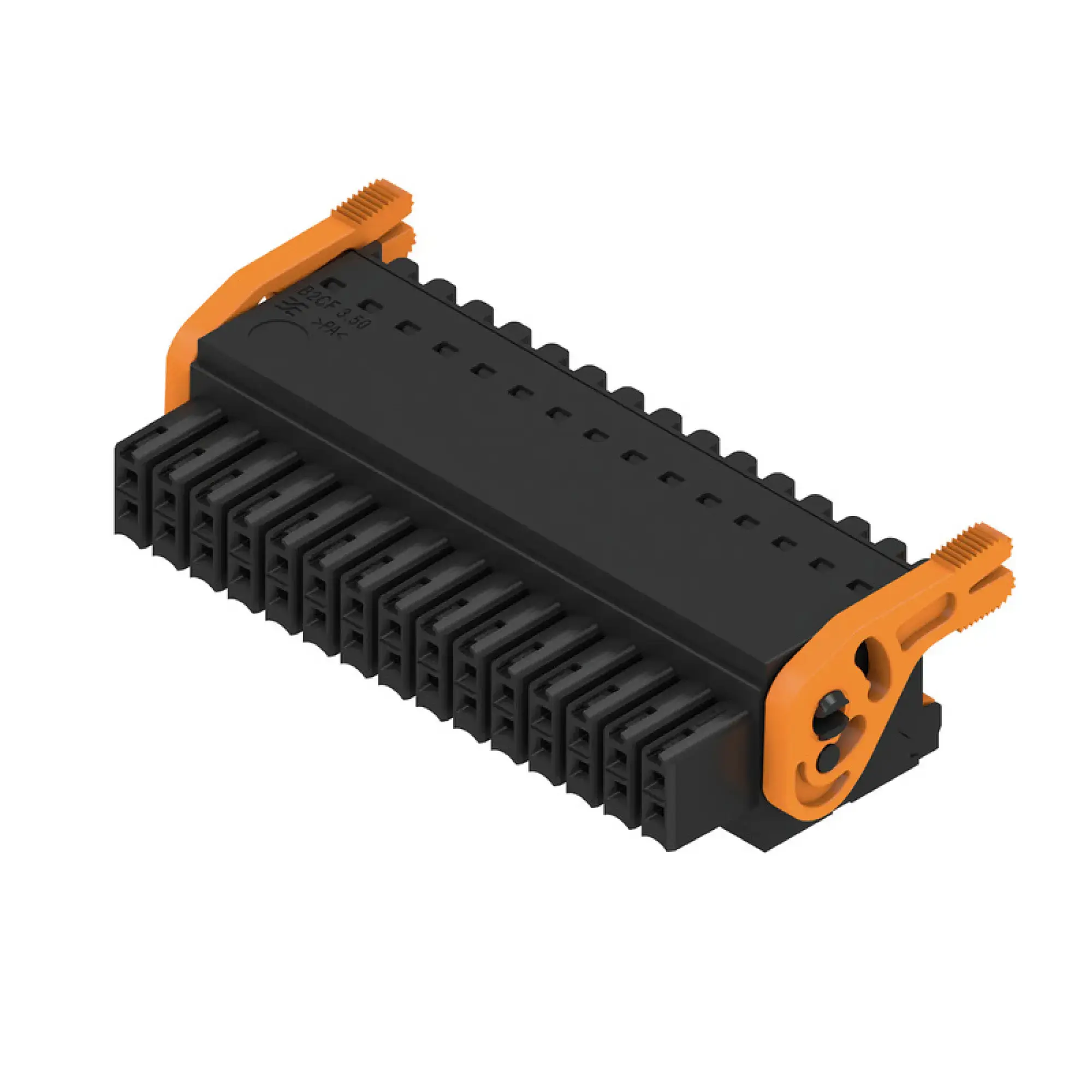Weidmüller 1375840000 PCB connector (wire connection), 160 V, 13.4 A, Pitch in mm: 3.50, 1.5 mm², Number of poles: 30, PUSH IN with actuator, Box (img_001) Weidmüller 1375840000 PCB connector (wire connection), 160 V, 13.4 A, Pitch in mm: 3.50, 1.5 mm², Number of poles: 30, PUSH IN with actuator, Box (img_001)