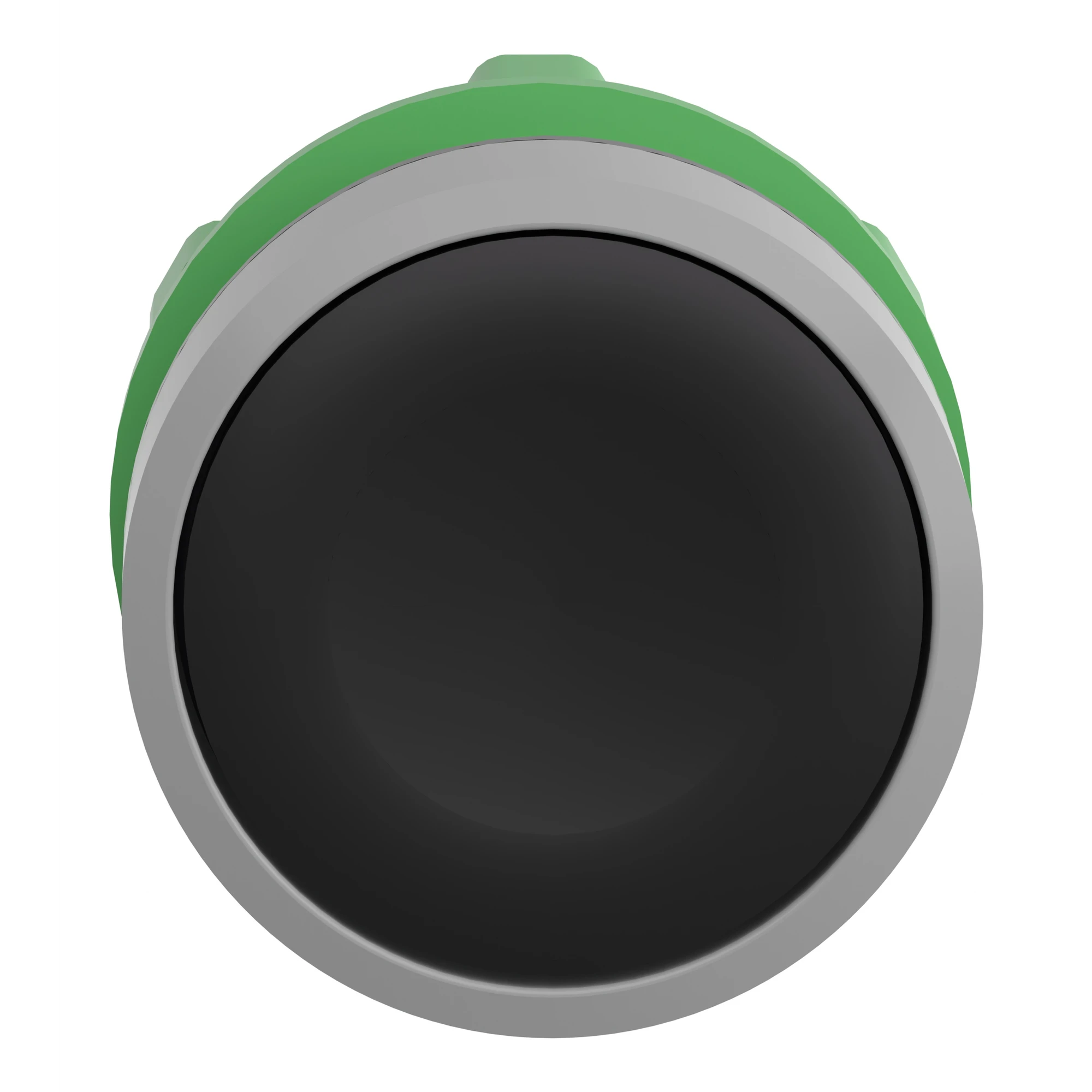 Schneider Electric ZB5AH02C0 Pushbutton, Front element, Harmony XB5, Plastic, 22mm, light gray, black, unmarked, latching (img_007)