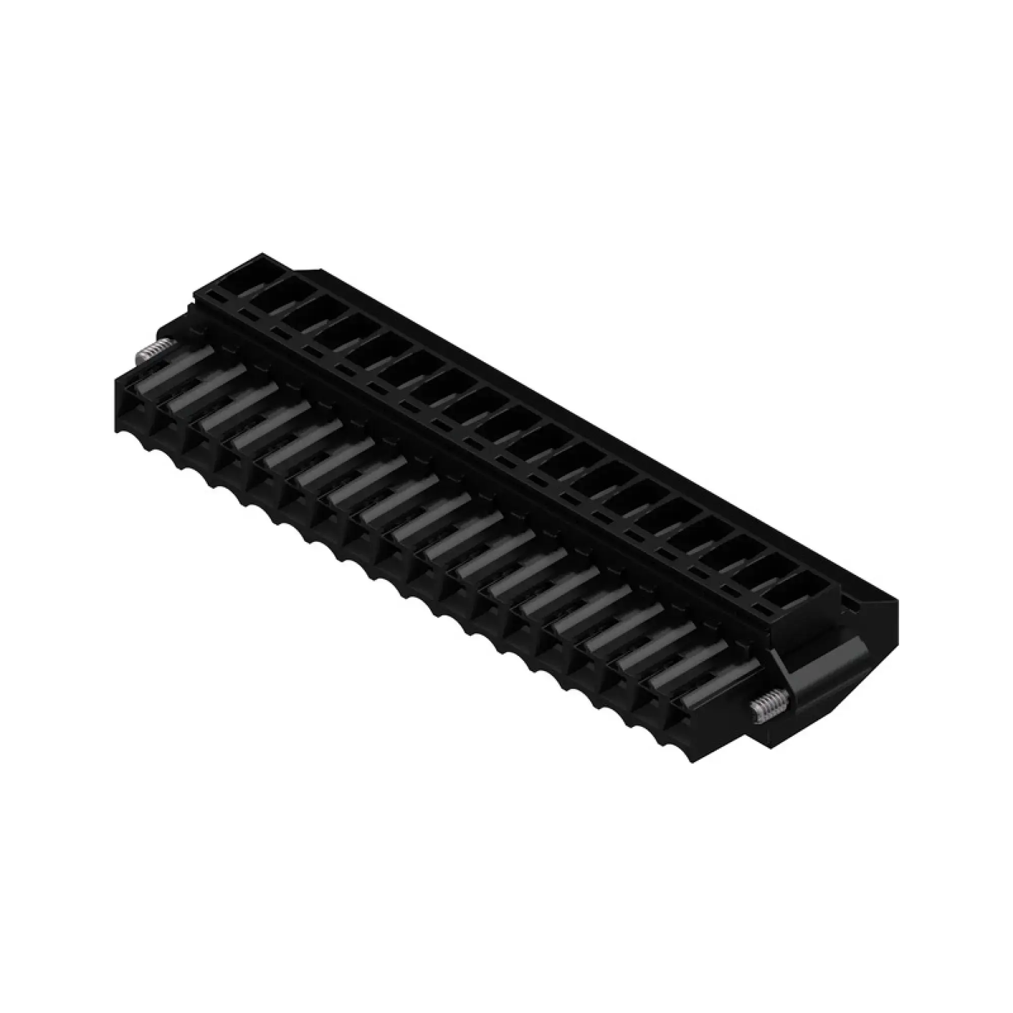 Weidmüller 1639400000 PCB connector (wire connection), 160 V, 12 A, Pitch in mm: 3.50, 1.5 mm², Number of poles: 18, Clamping yoke connection, Box (img_001)