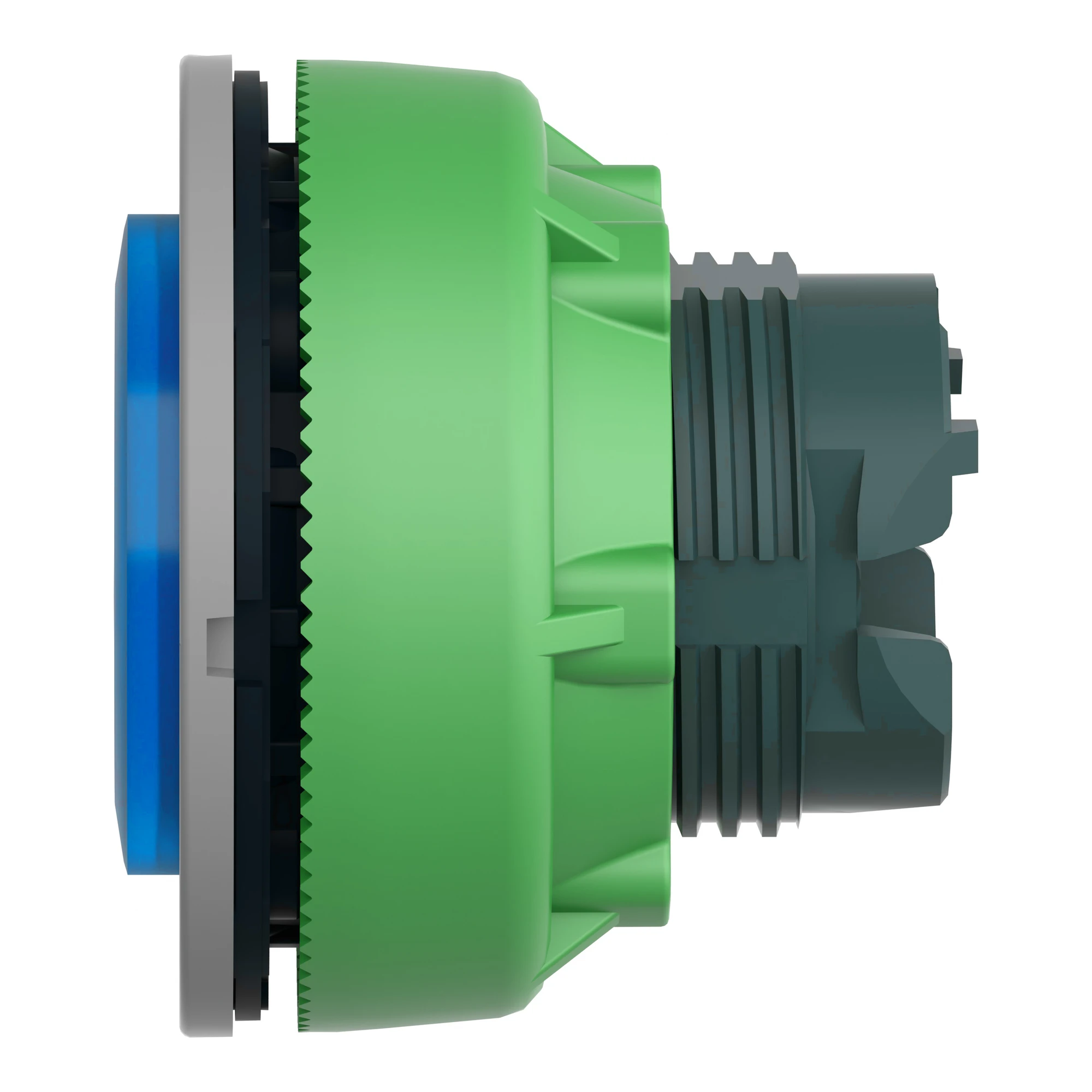 Schneider Electric ZB5FW163C0 Illuminated Push Button, Front Element, Harmony XB5F, Plastic, 30mm, Light Gray, Blue, Projecting, for Universal LED (img_007) Schneider Electric ZB5FW163C0 Illuminated Push Button, Front Element, Harmony XB5F, Plastic, 30mm, Light Gray, Blue, Projecting, for Universal LED (img_007)