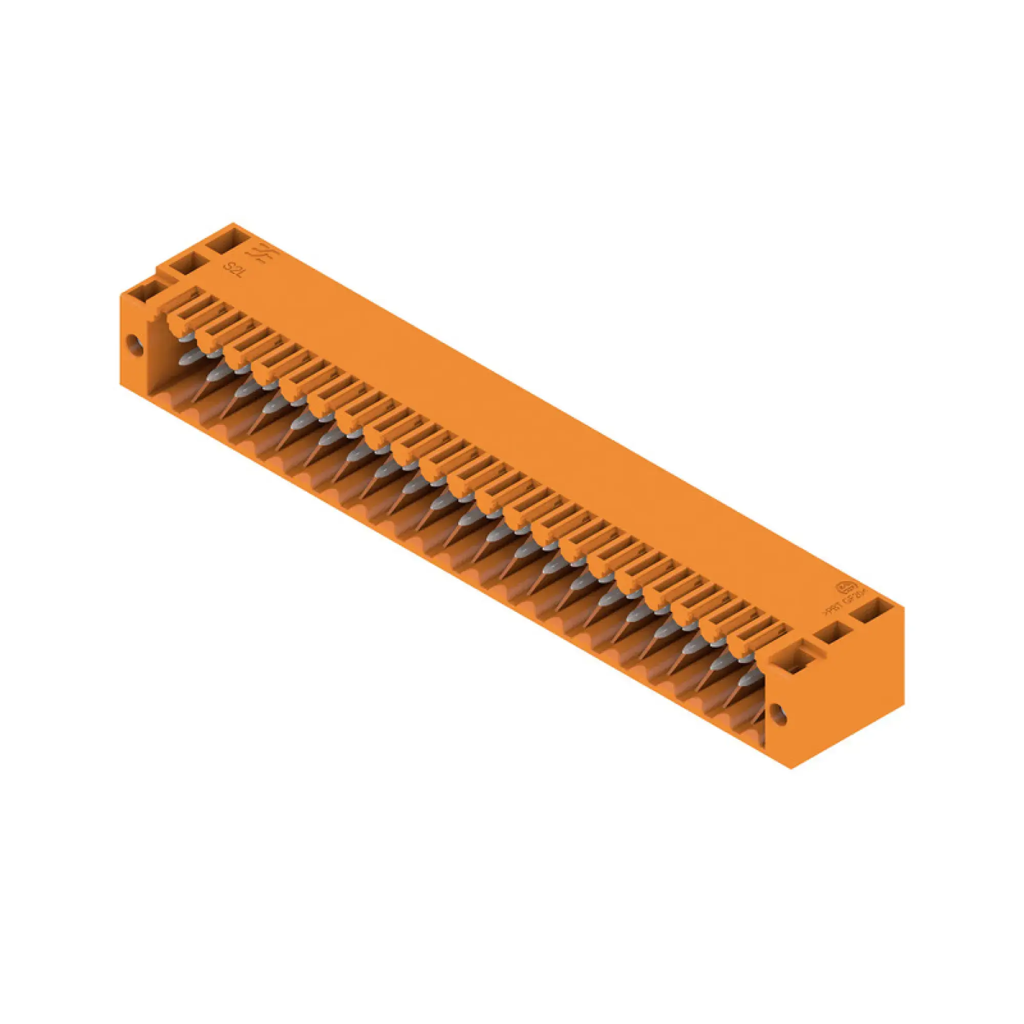 Weidmüller 2559440000 PCB connector (board connection), 125 V, 10 A, Pitch in mm: 3.50, Number of poles: 44, THT solder connection, Box (img_001)