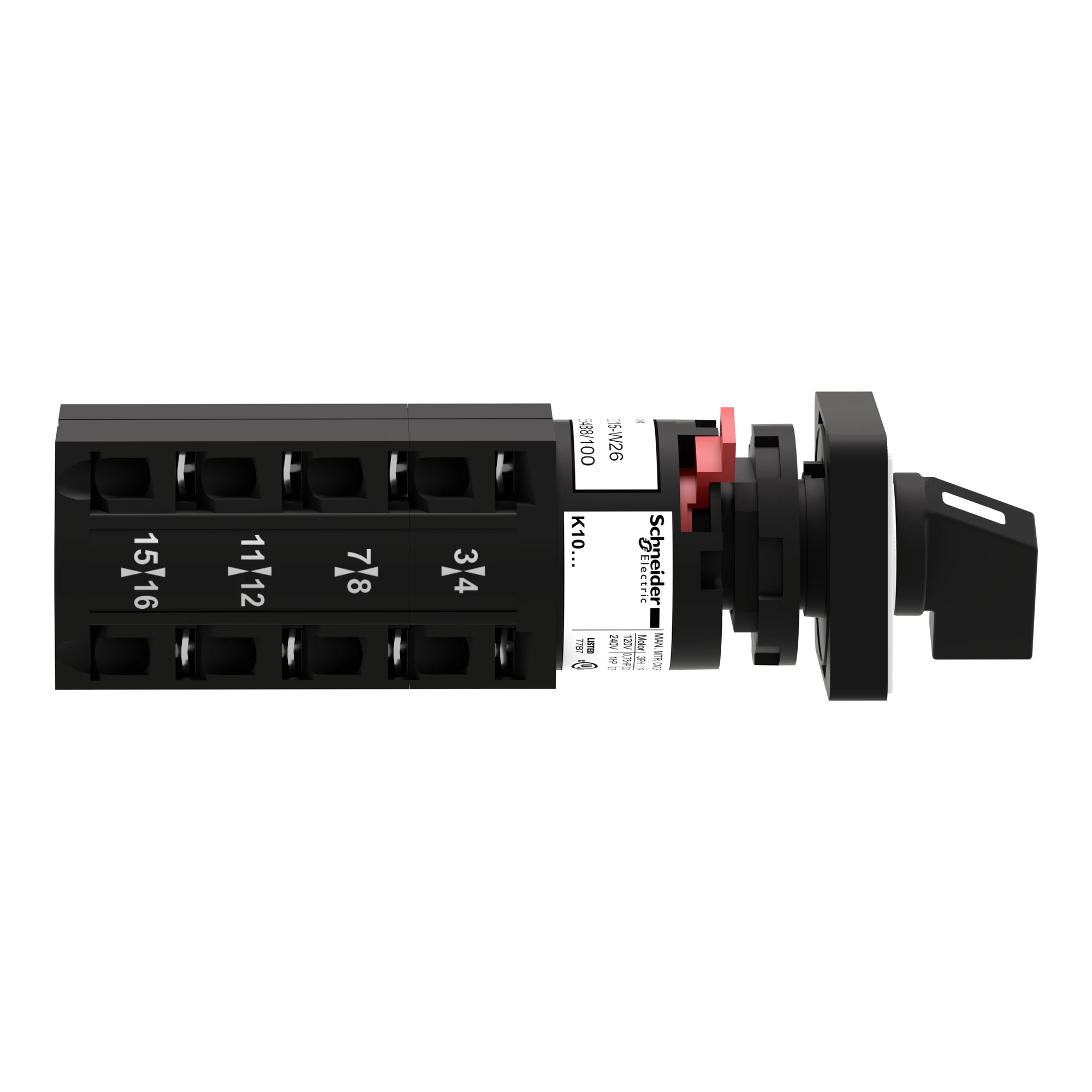 Schneider Electric K10H014UCH Changeover switch, 4-pole, 60°, 10A, for Ø 16 or 22mm (img_002) Schneider Electric K10H014UCH Changeover switch, 4-pole, 60°, 10A, for Ø 16 or 22mm (img_002)