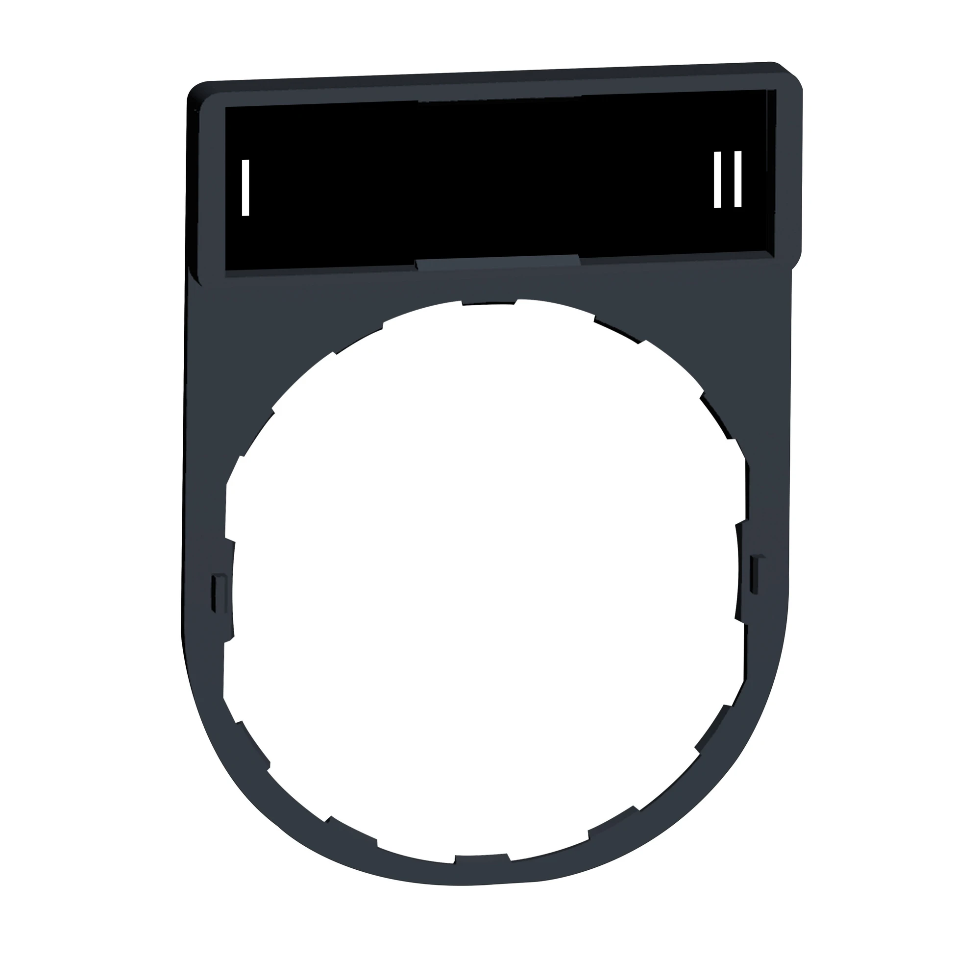 Schneider Electric ZBY2179 Label holder 30x40mm, for Ø 22 devices, with label I-II (img_001)