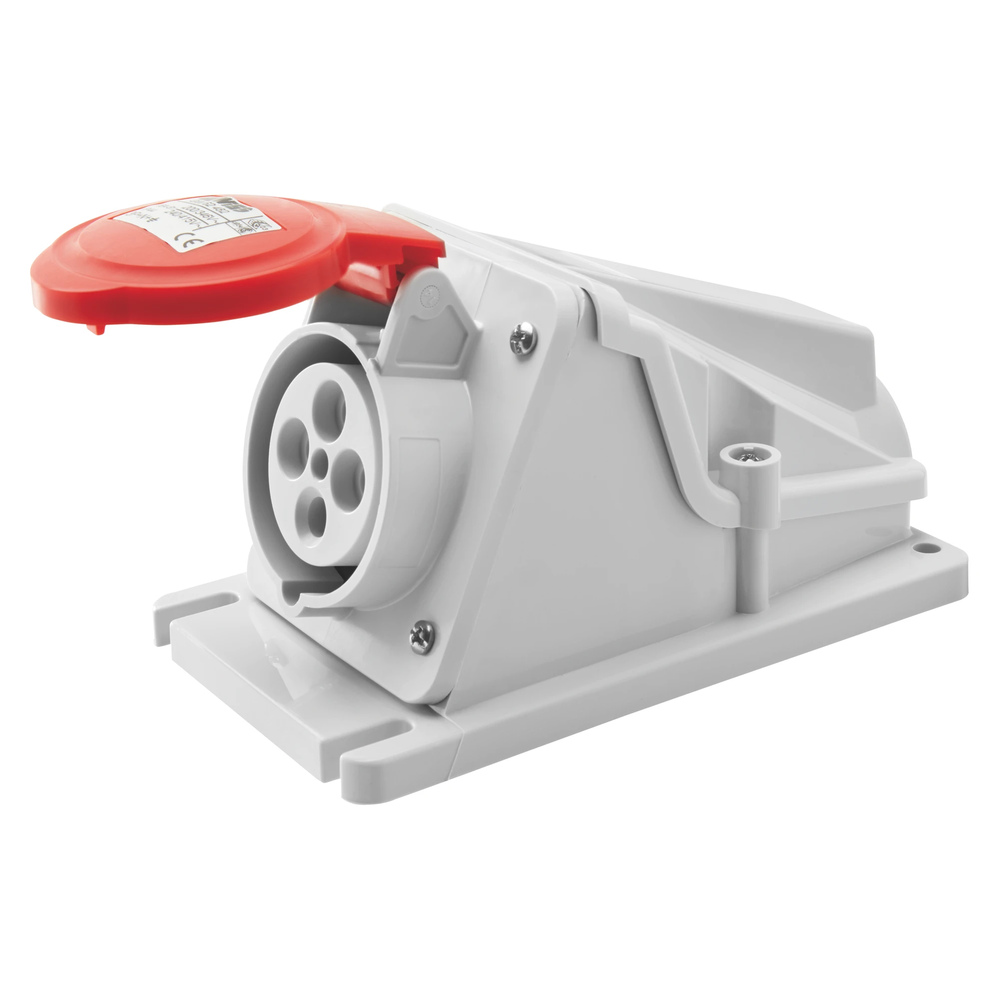GEWISS GW62492 IEC Wandsteckdose 90° 400V 32A 6h 4P IP44 (img_001) GEWISS GW62492 IEC Wandsteckdose 90° 400V 32A 6h 4P IP44 (img_001)