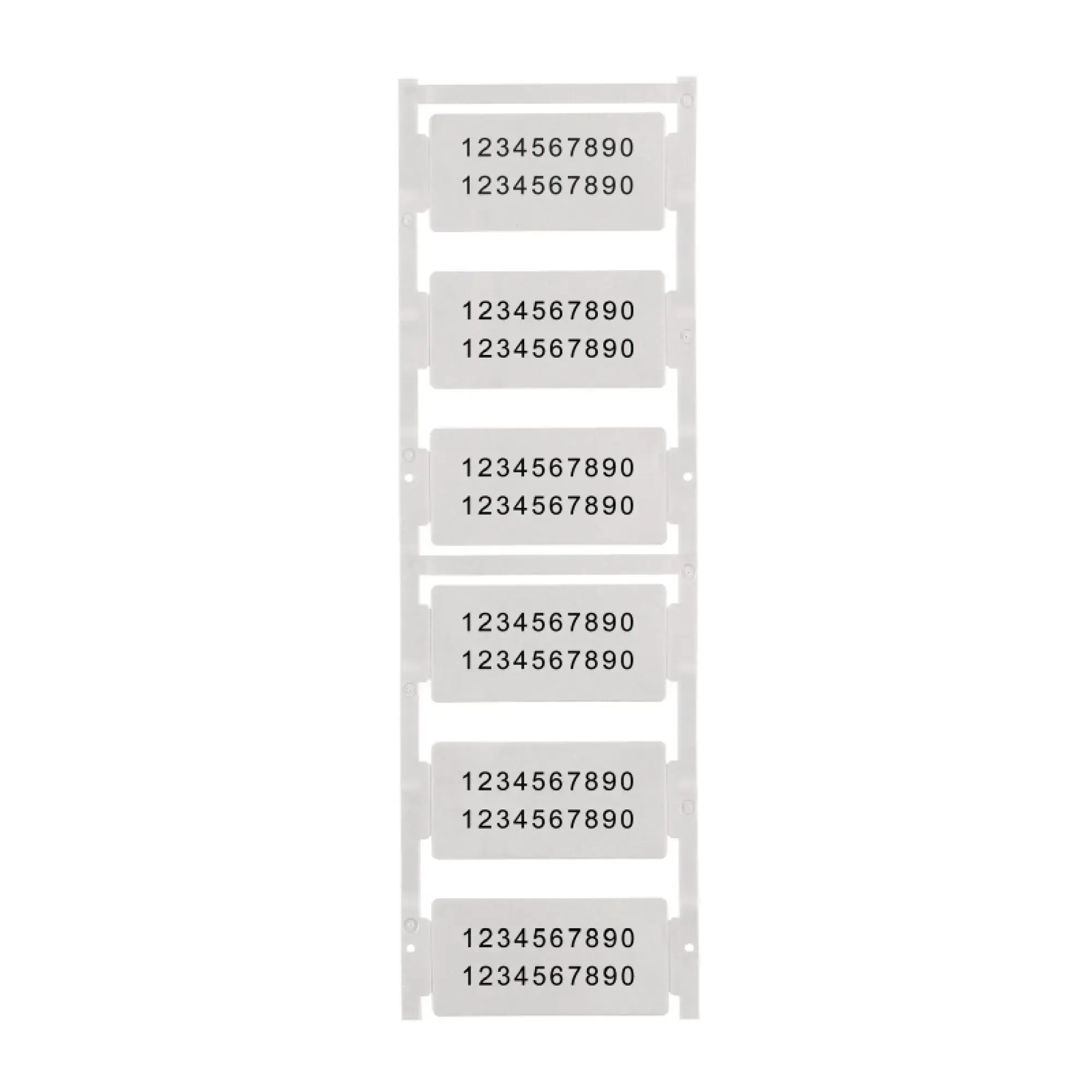 Weidmüller 1934410000 Device marking, Width: 60 mm, Printed characters: Based on customer requirements (Please send M-Print PRO file), Polyamide 66, To customer specificati (img_001)