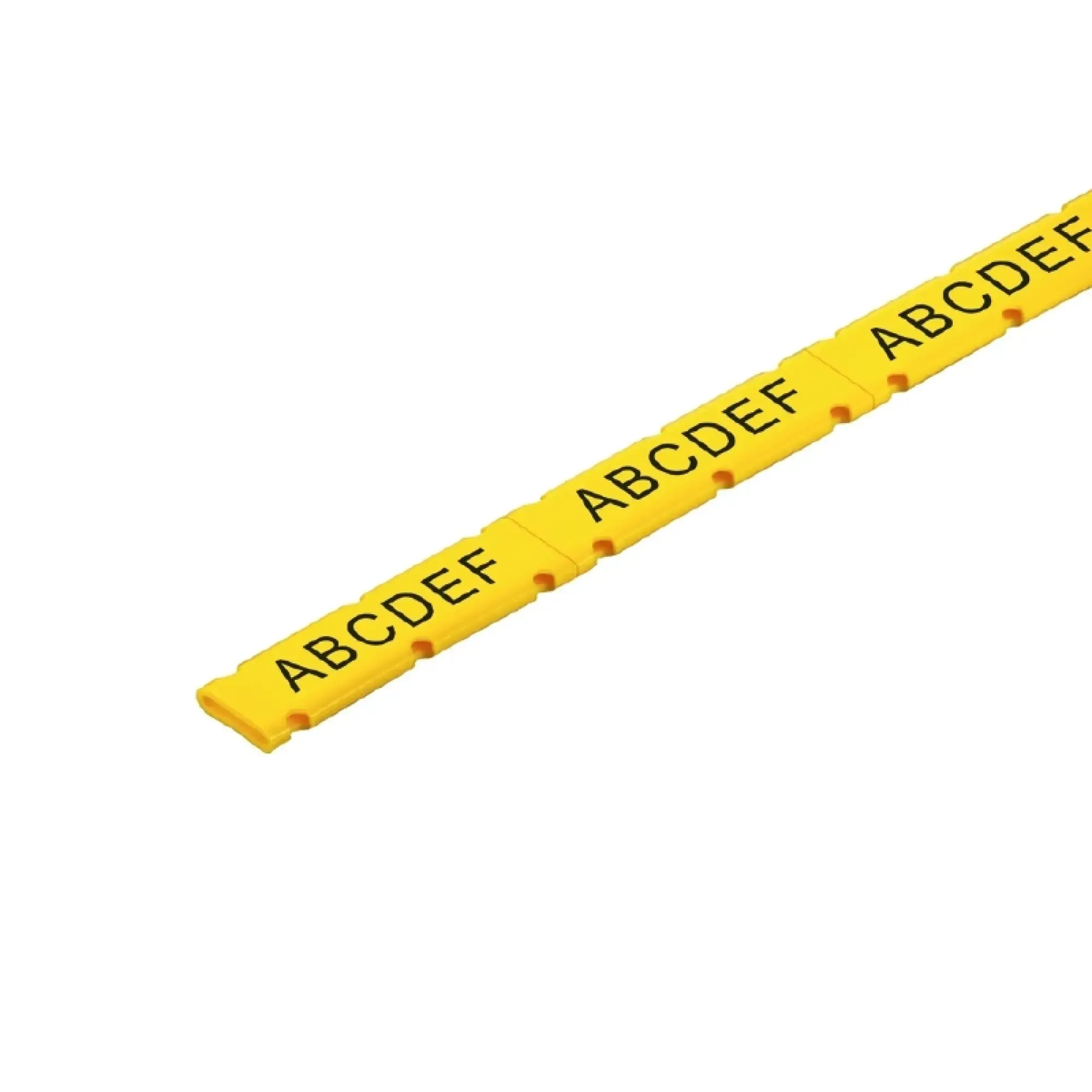 Weidmüller 1634790000 Cable coding system, yellow, Conductor O.D.:10 - 317 mm, To customer specification, PVC, soft, without Cadmium, -30...80 °C (img_001)