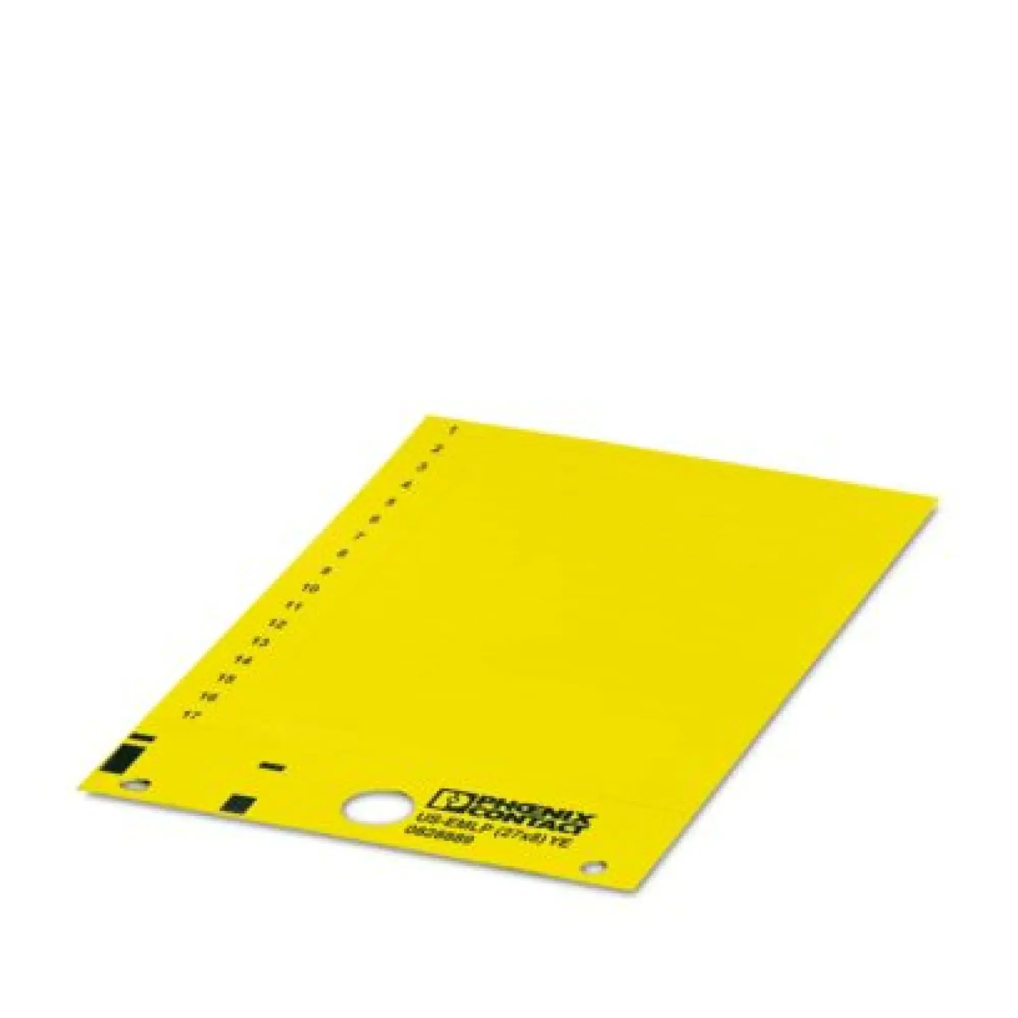 Phoenix Contact 0828889 Plastic label US-EMLP (27X8) YE (img_001) Phoenix Contact 0828889 Plastic label US-EMLP (27X8) YE (img_001)