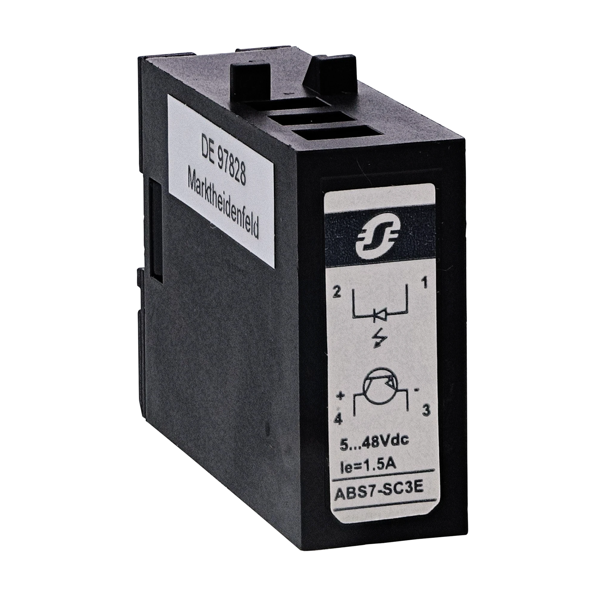 Schneider Electric ABS7SC3E Plug-in semiconductor relay, 12.5mm, output, 5-48 V DC, 2A (img_002) Schneider Electric ABS7SC3E Plug-in semiconductor relay, 12.5mm, output, 5-48 V DC, 2A (img_002)