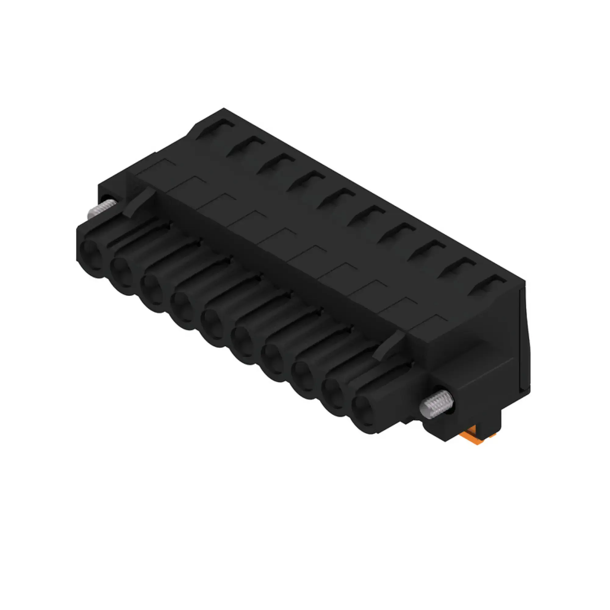 Weidmüller 1982200000 PCB connector (wire connection), 320 V, 24 A, Pitch in mm: 5.08, 3.31 mm², Number of poles: 10, PUSH IN with actuator, Box (img_001)