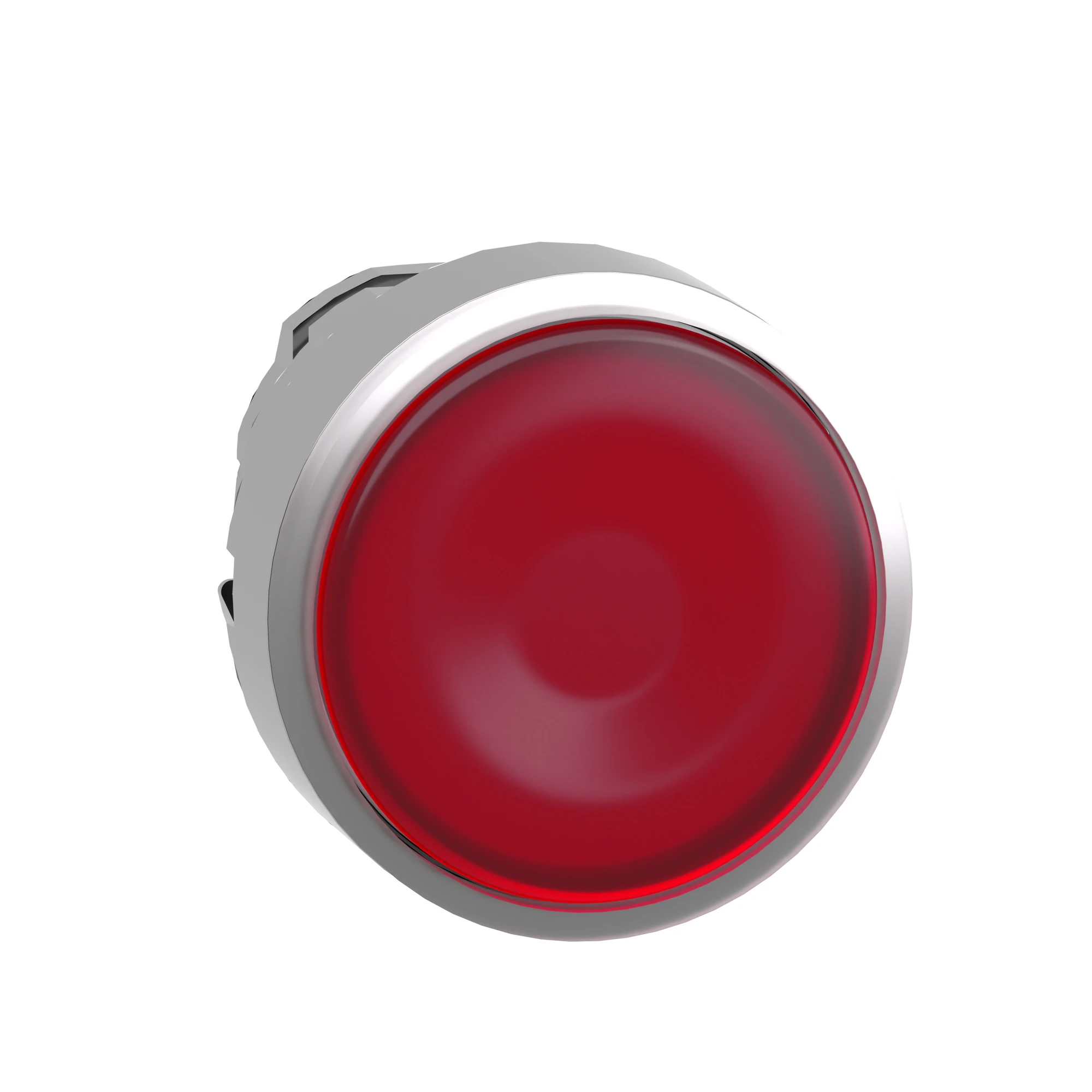 Schneider Electric ZB4BW343 Illuminated pushbutton, front element, Harmony XB4, metal, 22mm, red, unmarked, momentary, for universal LED (img_003)