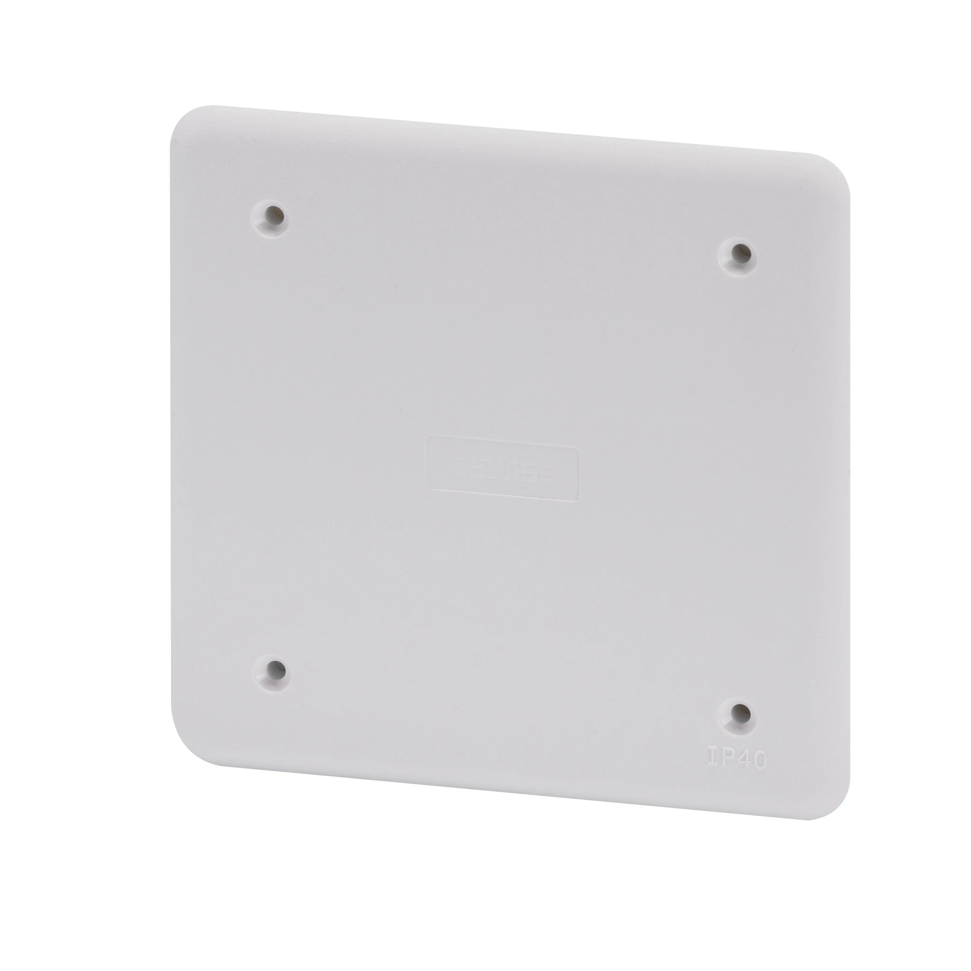 GEWISS GW48013 HIGH RESISTANCE SHOCKPROOF PLAIN LID - FOR PT/PT DIN AND PT DIN GREEN WALL BOXES - 92X92 - IP40 - WHITE RAL9016 (img_001)