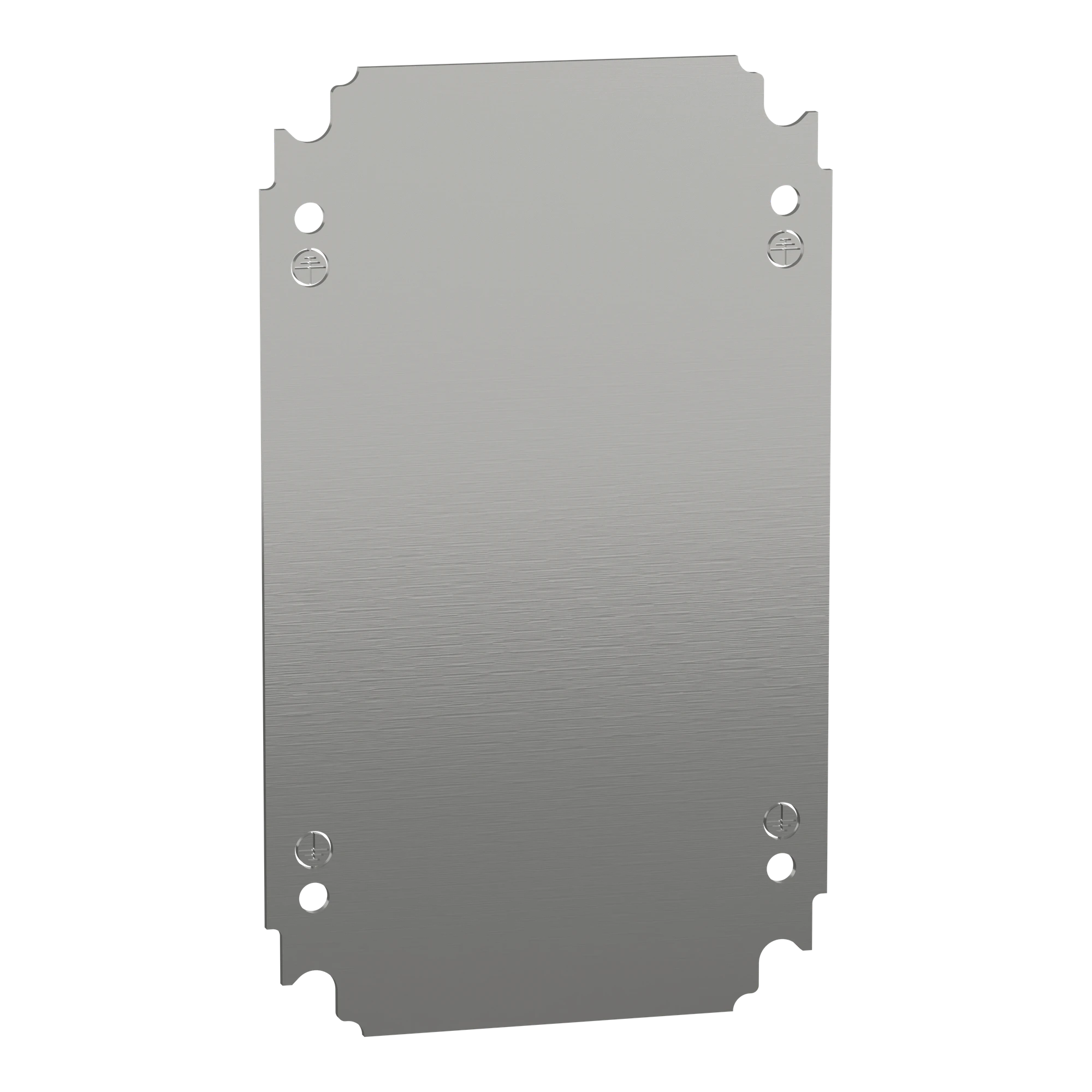 Schneider Electric NSYMM32 Simple Mounting Plate H300xW200mm made of Galvanized Steel (img_001)