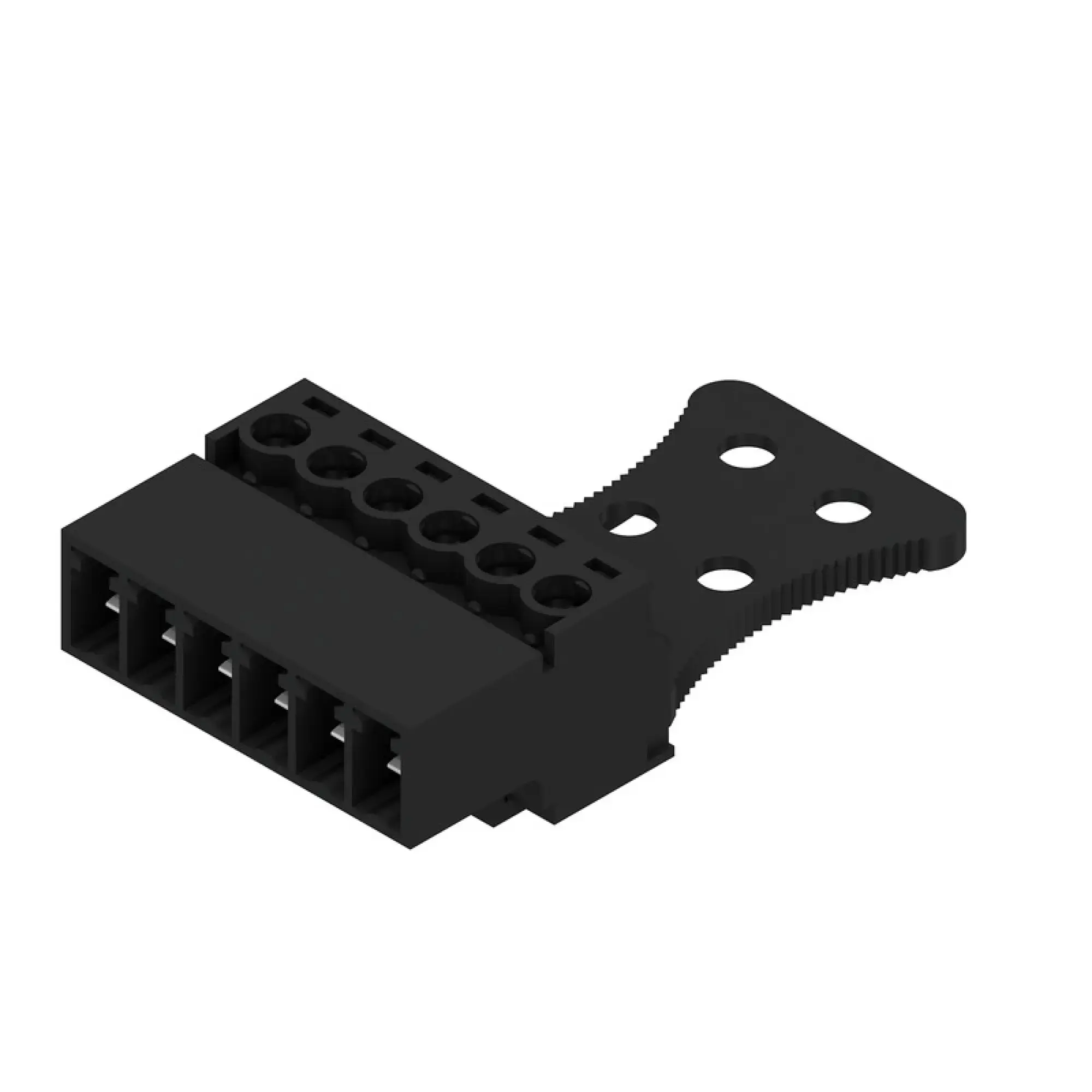 Weidmüller 1071720000 PCB connector (wire connection), 160 V, 17.5 A, Pitch in mm: 3.81, 1.5 mm², Number of poles: 6, Clamping yoke connection, Box (img_001)