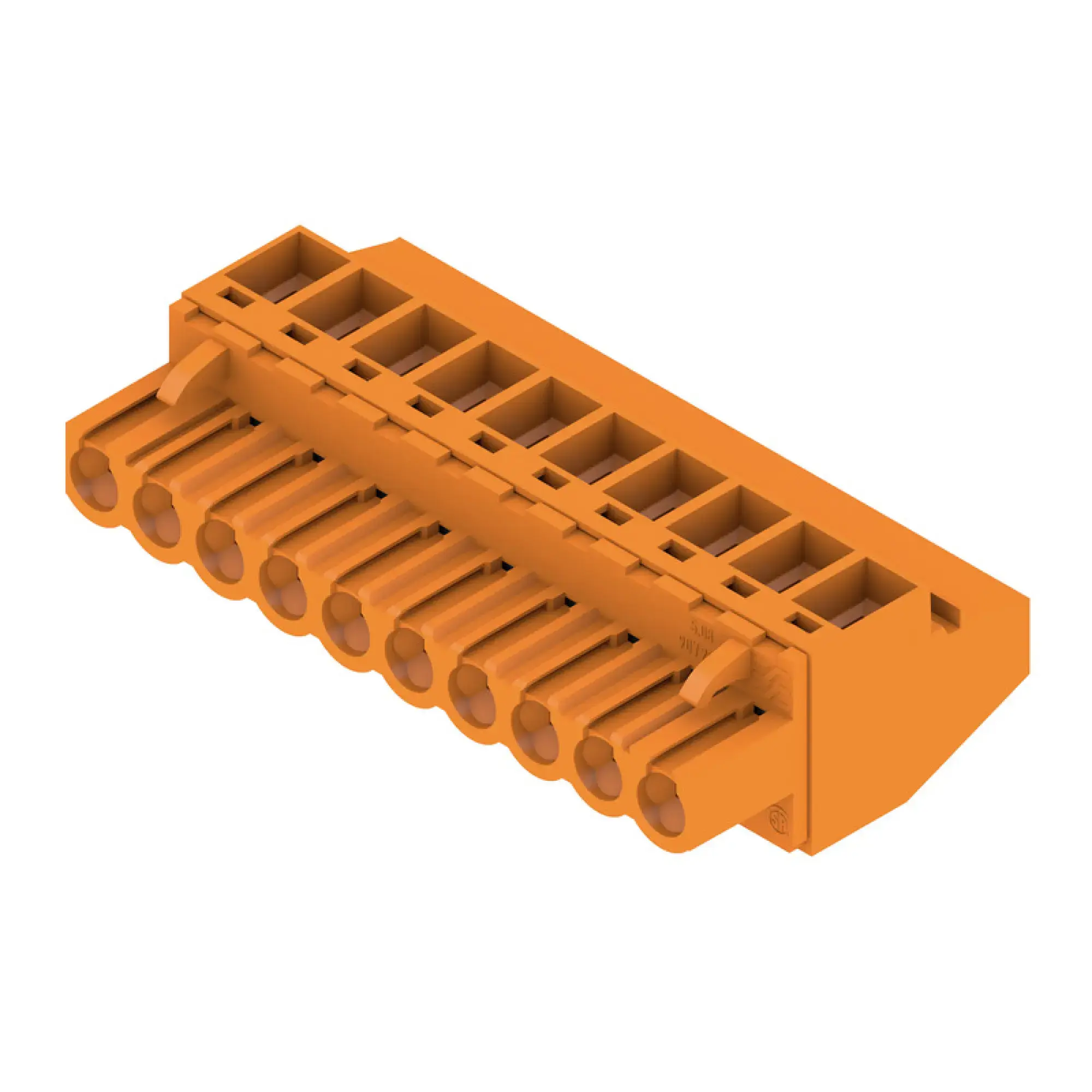 Weidmüller 1948080000 PCB connector (wire connection), 320 V, 23 A, Pitch in mm: 5.08, 4 mm², Number of poles: 10, Clamping yoke connection, Box (img_001)