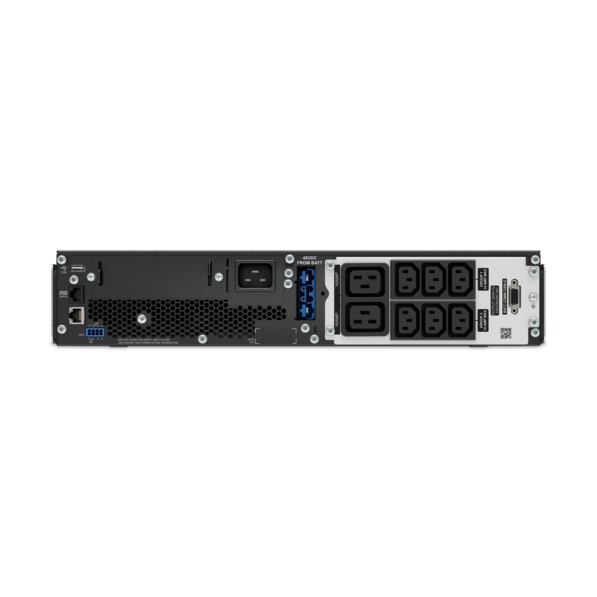 Schneider Electric SRT3000UXI-LI APC Smart-UPS On-Line, 3000VA, Rackmontage 2HE, 230V, 6xC13+2xC19 IEC, SmartSlot, verlängerte Laufzeit, mit Schienen-Kit, ohne externe Li-Ion Batterie (img_001) Schneider Electric SRT3000UXI-LI APC Smart-UPS On-Line, 3000VA, Rackmontage 2HE, 230V, 6xC13+2xC19 IEC, SmartSlot, verlängerte Laufzeit, mit Schienen-Kit, ohne externe Li-Ion Batterie (img_001)