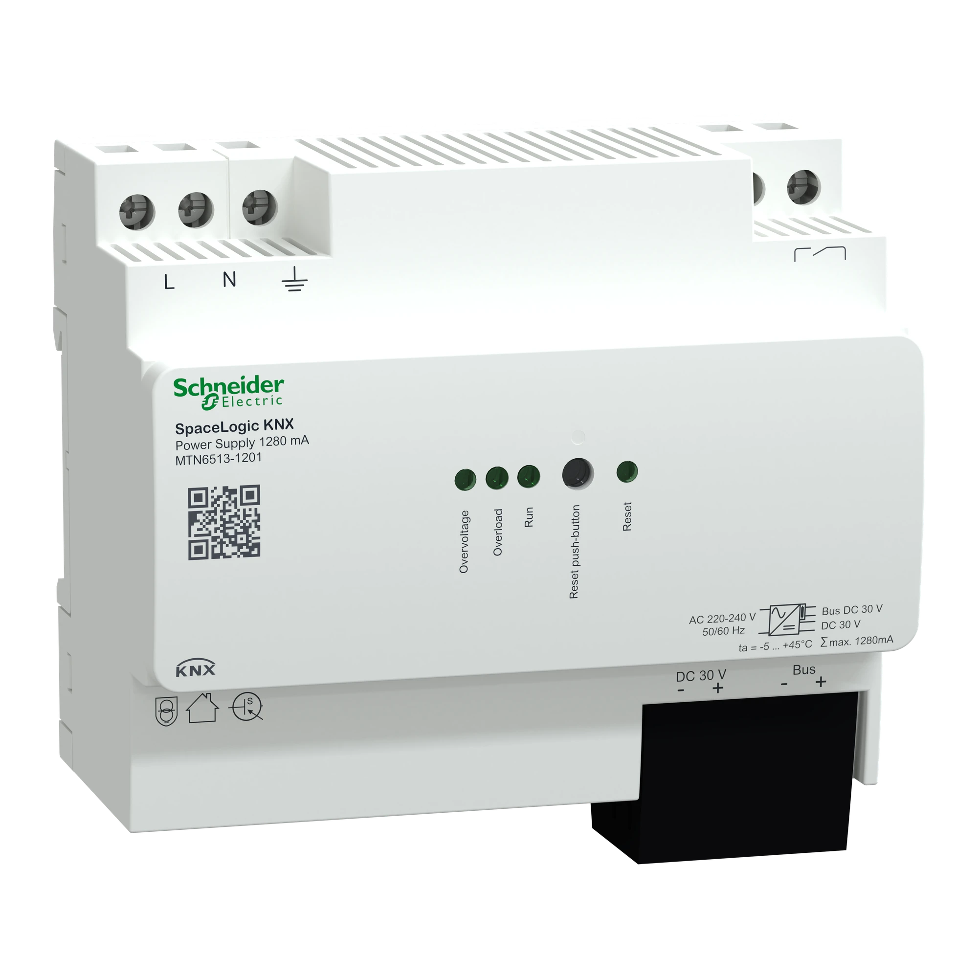 Schneider Electric MTN6513-1201 SpaceLogic KNX Power Supply 1280mA (img_001) Schneider Electric MTN6513-1201 SpaceLogic KNX Power Supply 1280mA (img_001)