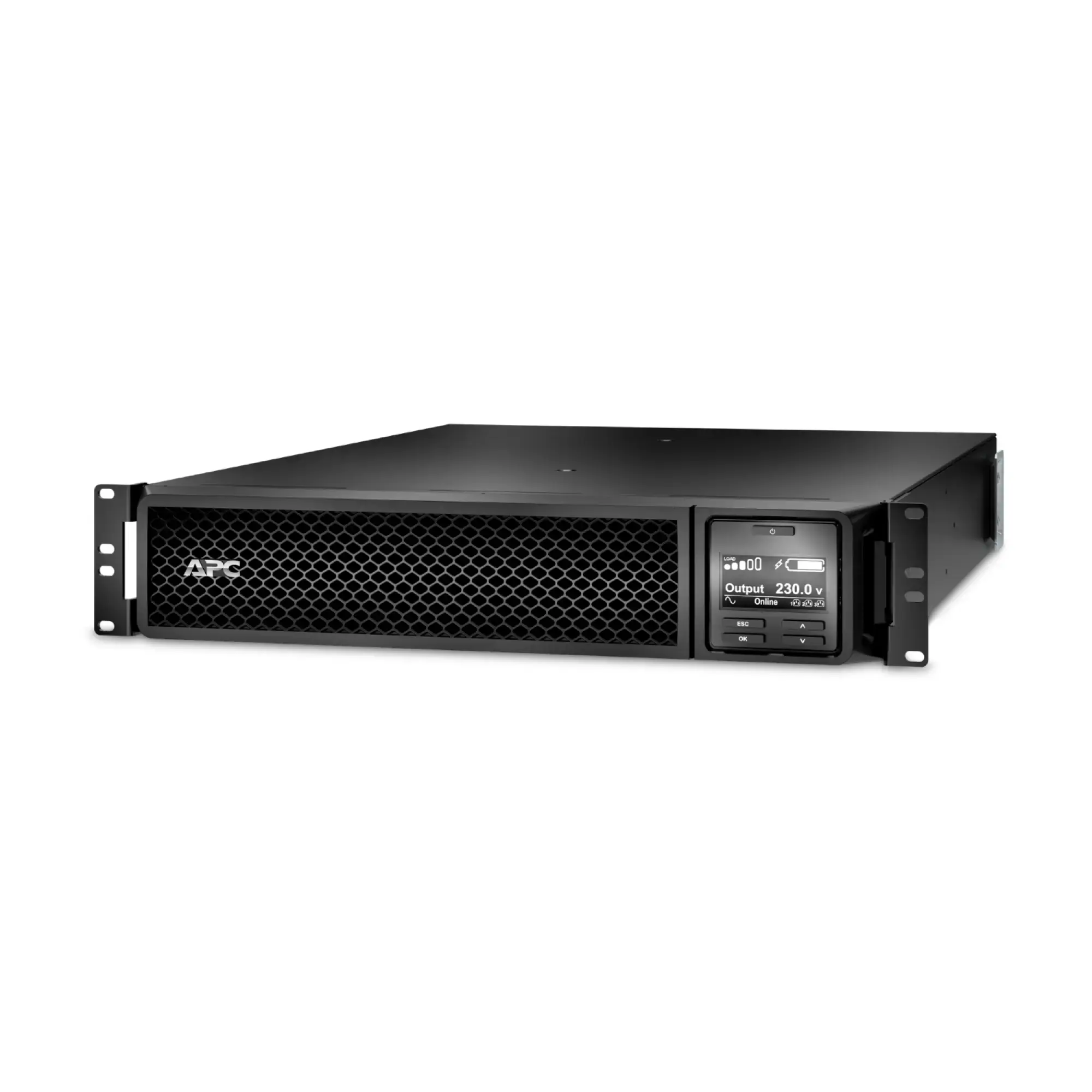 APC SRT1000RMXLI-NC APC Smart-UPS On-Line, 1000VA/1000W, Rackmontage 2 HE, 230V, 6x C13 IEC Ausgänge, Netzwerkkarte, verlängerte Laufzeit, inkl. Montageschienen-Set (img_002)