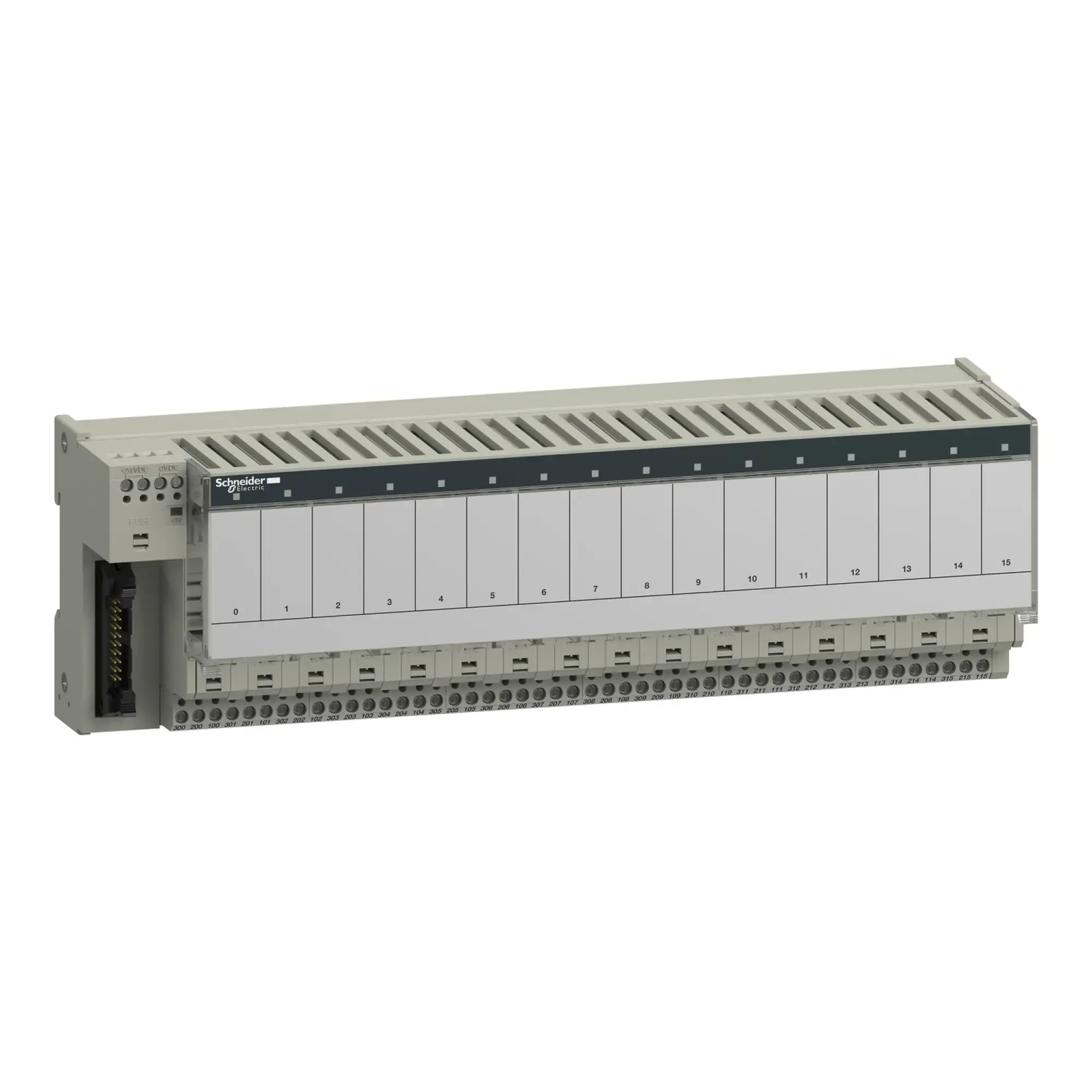 Schneider Electric ABE7P16T334 BASE FOR EM/SS RELS SAFE. WITHOUT COMMONS. (img_008)