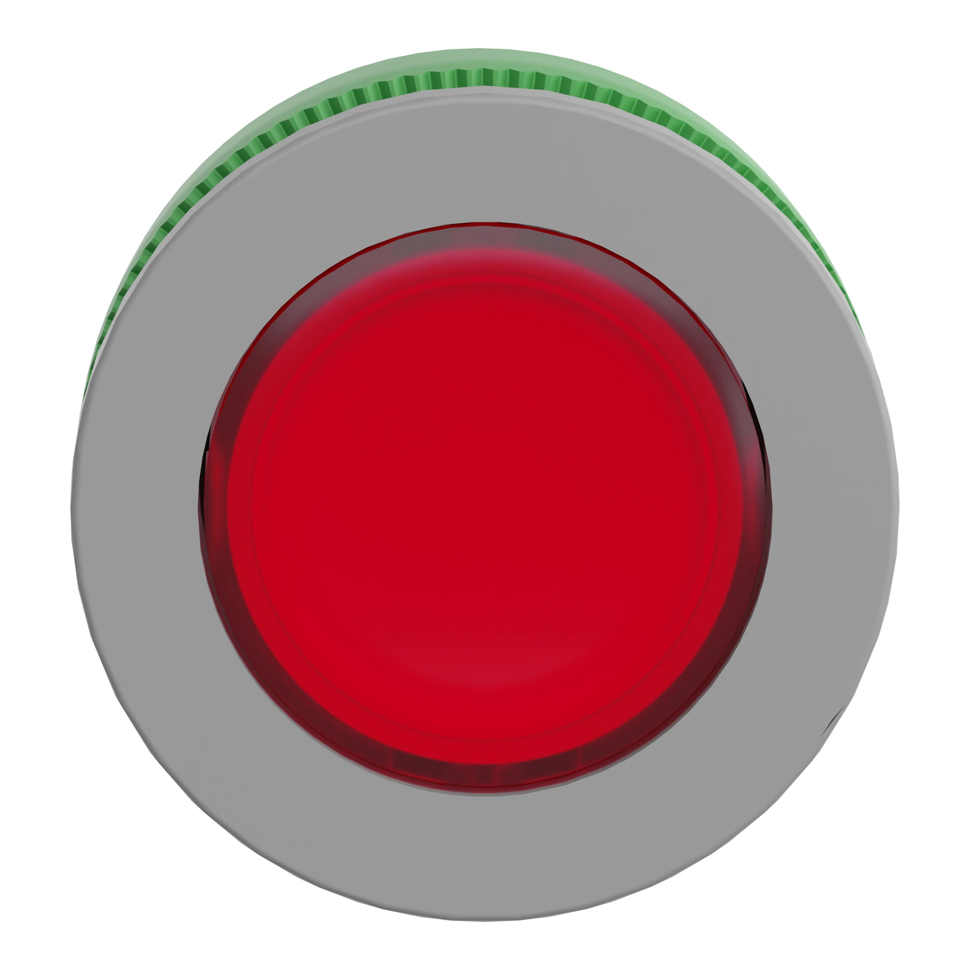 Schneider Electric ZB5FV043C0 Signal light, front element, Harmony XB5F, plastic, 30mm, antimicrobial, light gray, red, for universal LED (img_003)