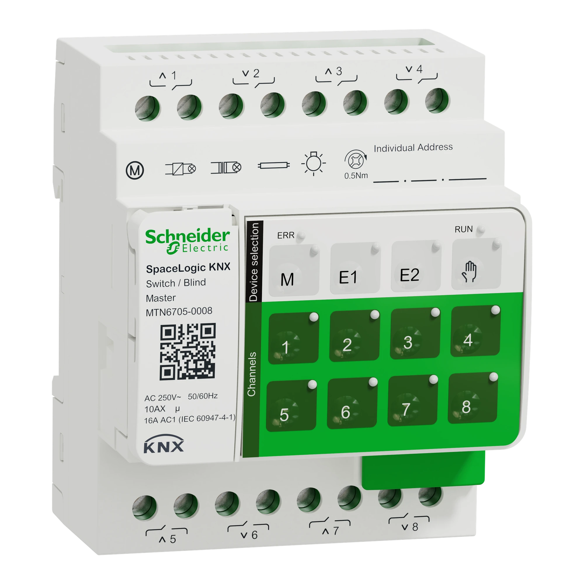 Schneider Electric MTN6705-0008 SpaceLogic KNX Master Switch/Blind, 8-way (img_001) Schneider Electric MTN6705-0008 SpaceLogic KNX Master Switch/Blind, 8-way (img_001)