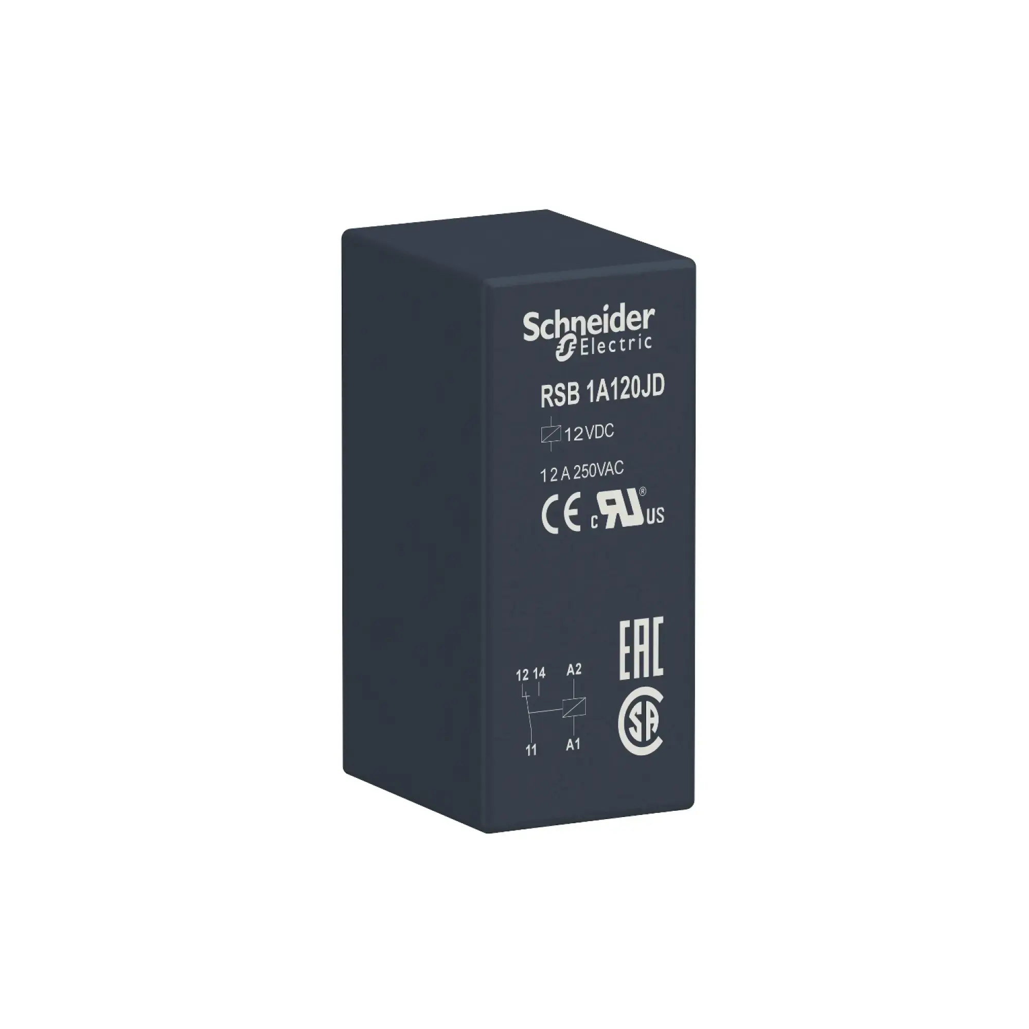 Schneider Electric RSB1A120JD Interface Relay RSB, 1 W, 12 A, 12 VDC (img_003)