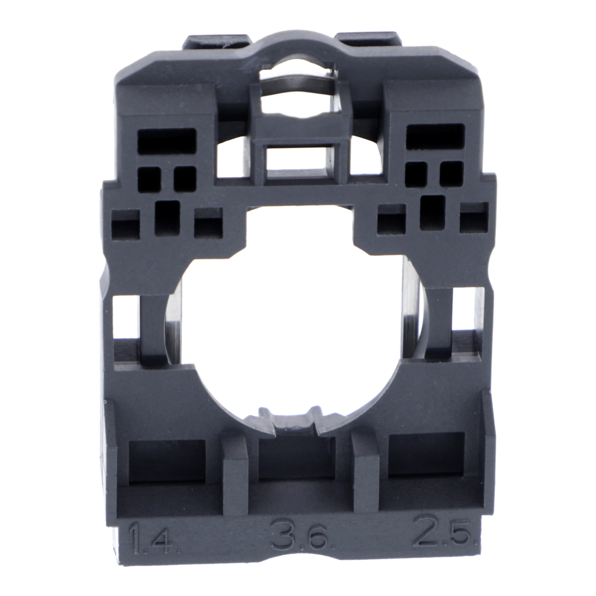 Schneider Electric ZB5AZ009 Mounting flange, adapter, Harmony XB5, plastic, 22mm, 30mm, for auxiliary contacts, LED module (img_004) Schneider Electric ZB5AZ009 Mounting flange, adapter, Harmony XB5, plastic, 22mm, 30mm, for auxiliary contacts, LED module (img_004)