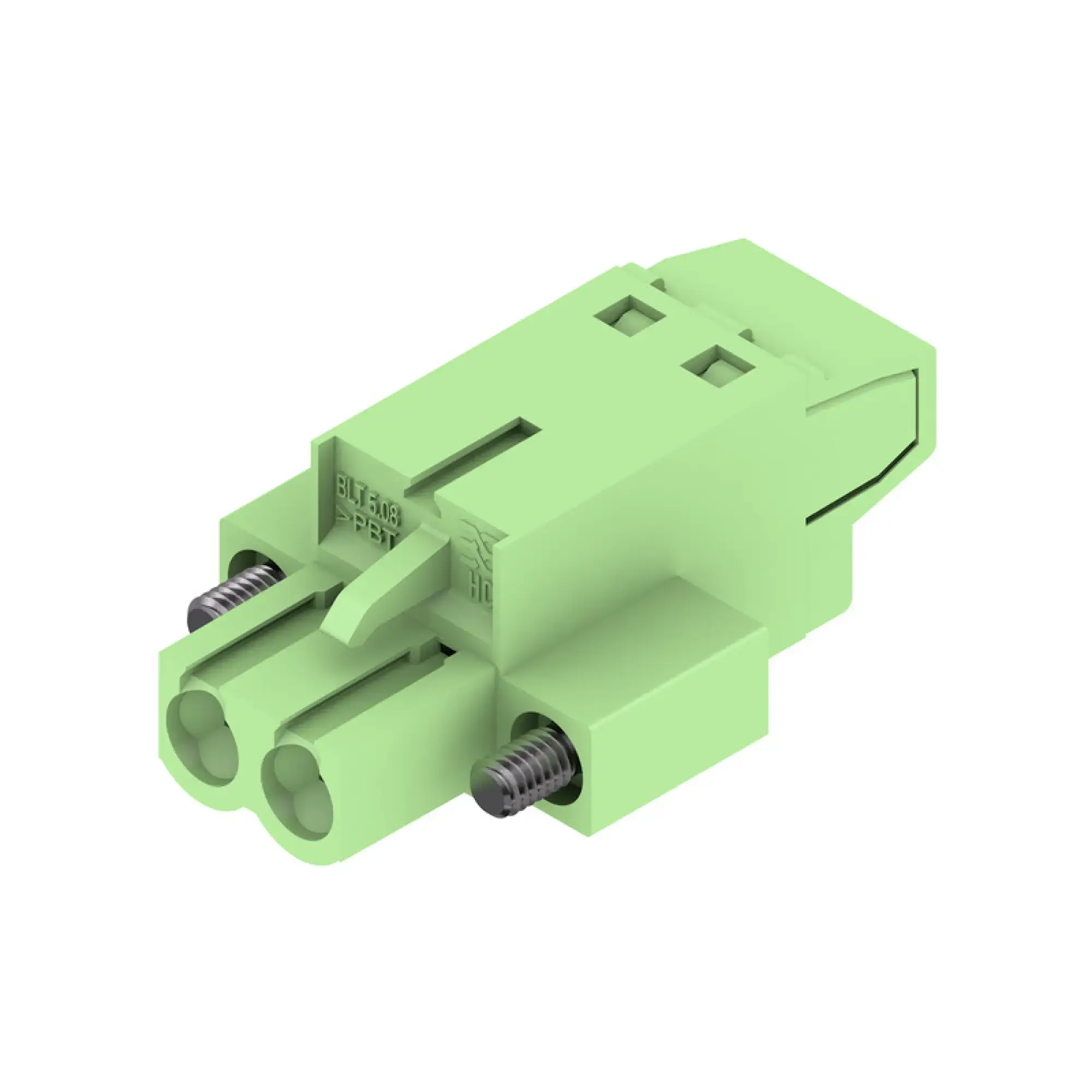 Weidmüller 1475770000 PCB connector (wire connection), 320 V, 27 A, Pitch in mm: 5.08, 2.5 mm², Number of poles: 2, TOP connection, Box (img_001)